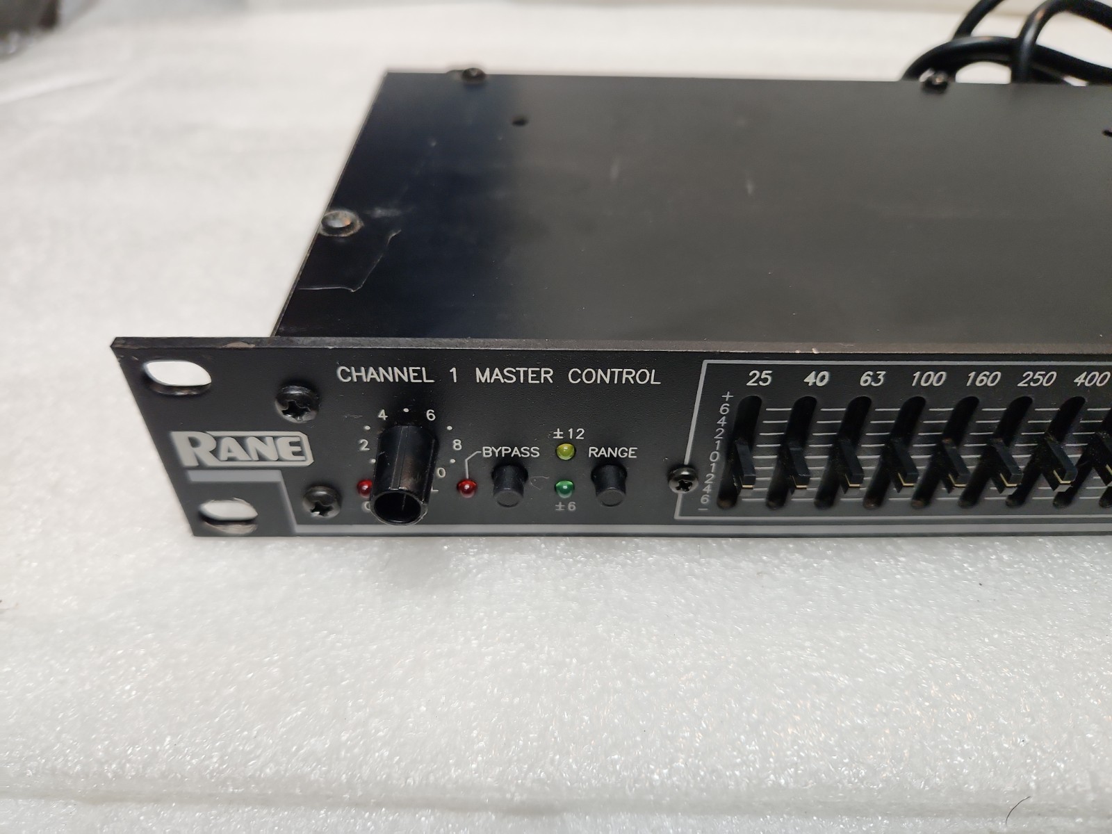 Rane ME 15B Graphic Equalizer 2 Channel Rackmount Pro Audio EQ Tested Works