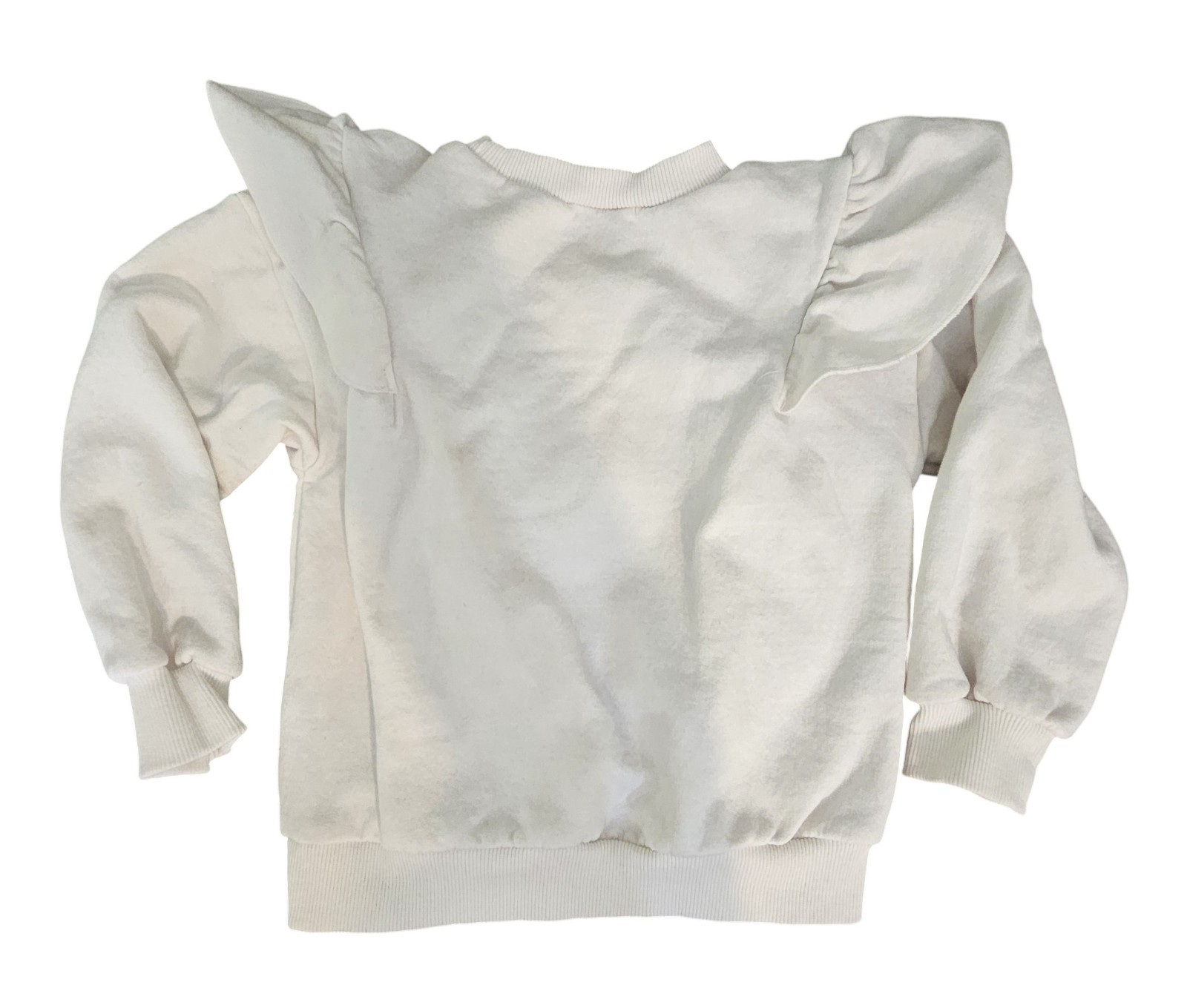 Girls Disney Junior White Minnie Mouse L/S Sweatshirt - Size 4