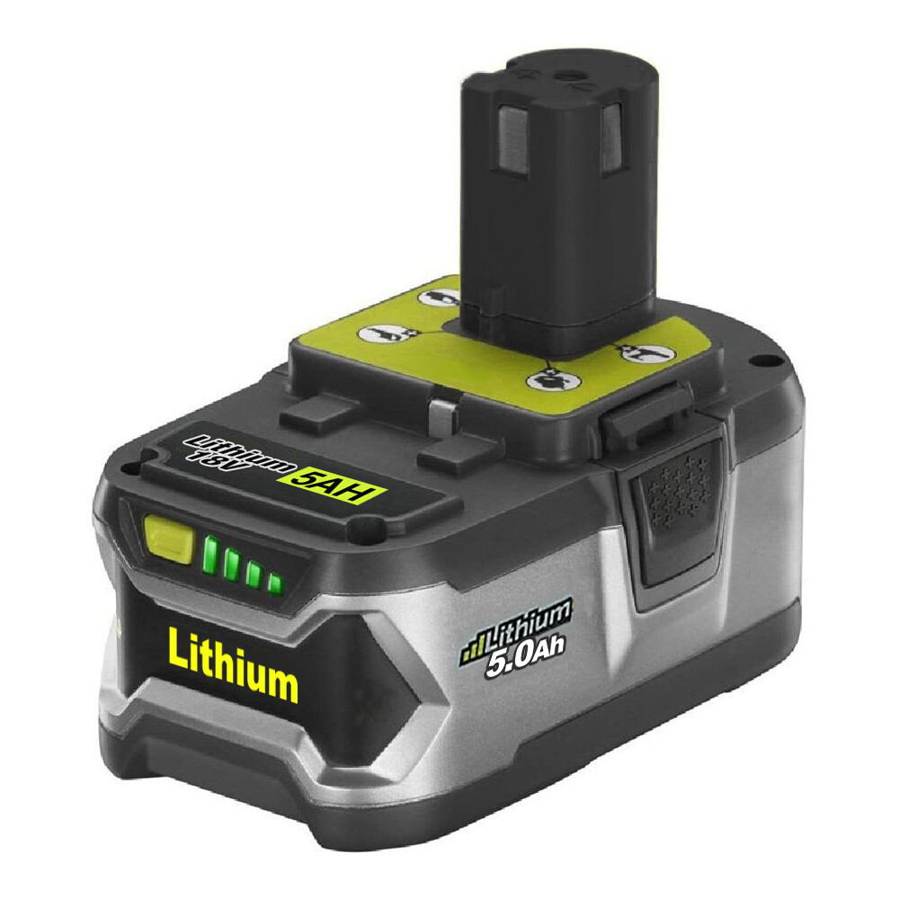 5.0Ah 18V Battery P108  PBP005 Lithium-Ion ONE+ OEM For RYOBI P108 P109 P197 NEW