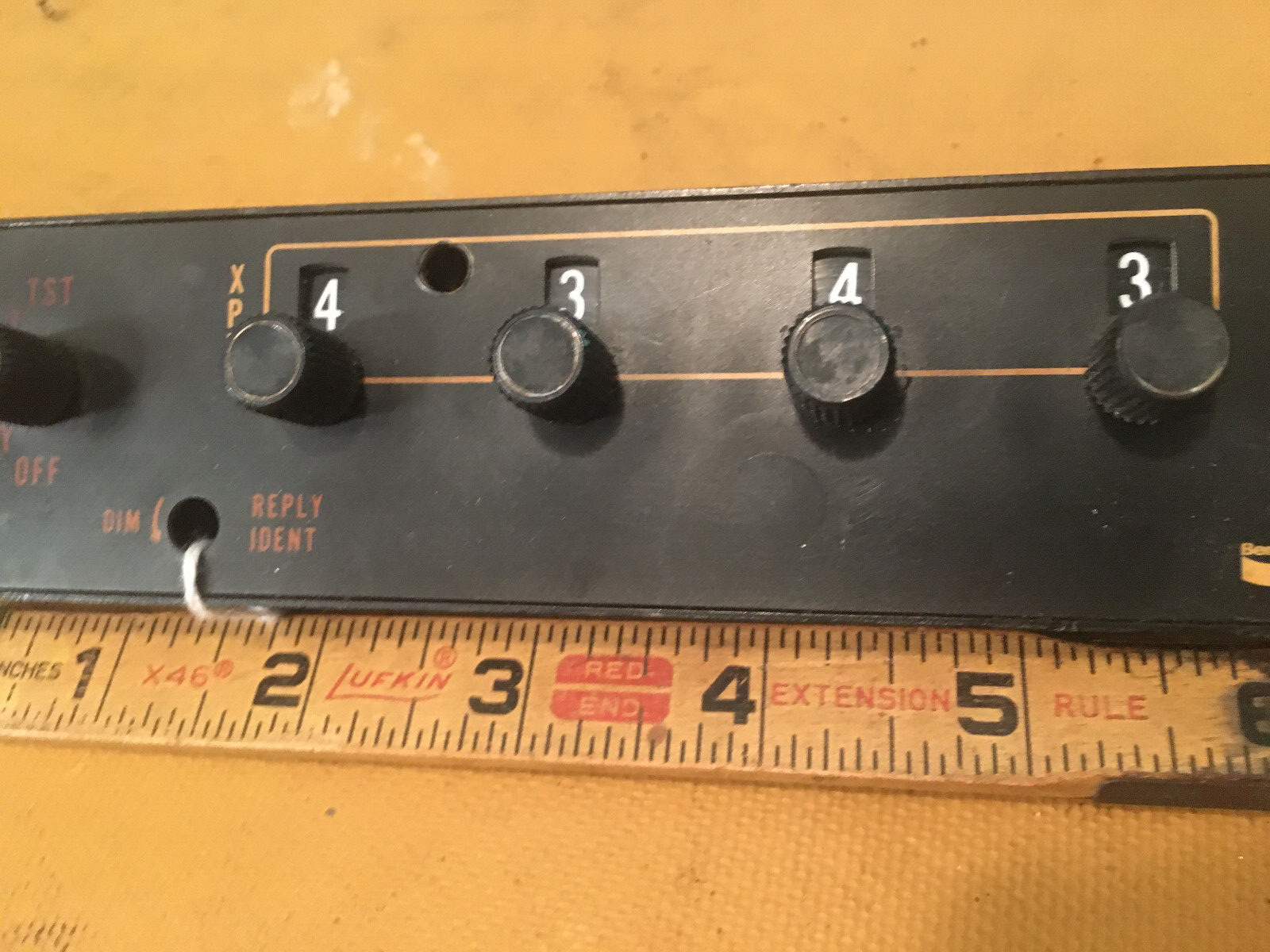 Bendix TR-2061A Faceplate