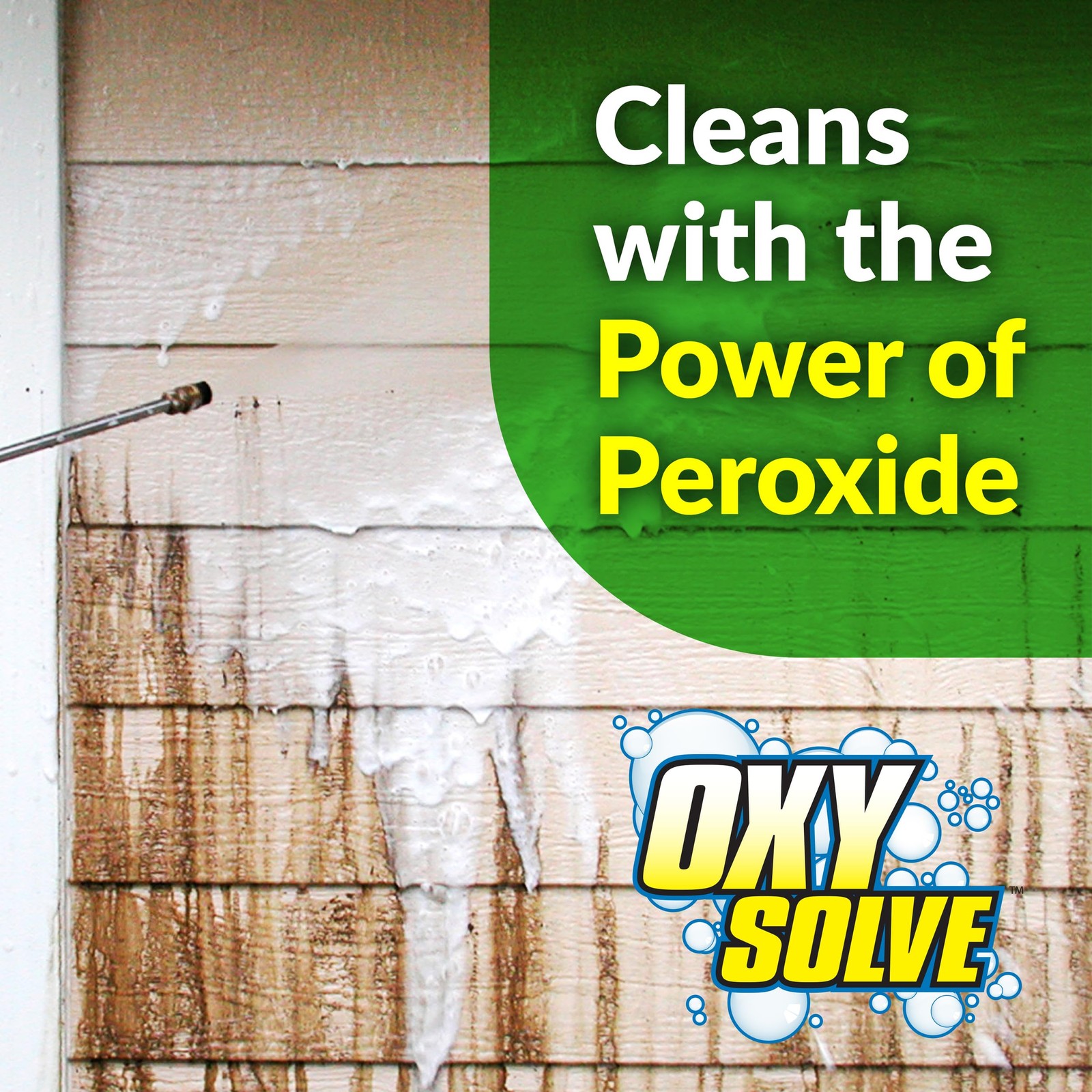 Oxy Solve House and Siding Pressure Washer Cleaner - Removes Stains from Mold