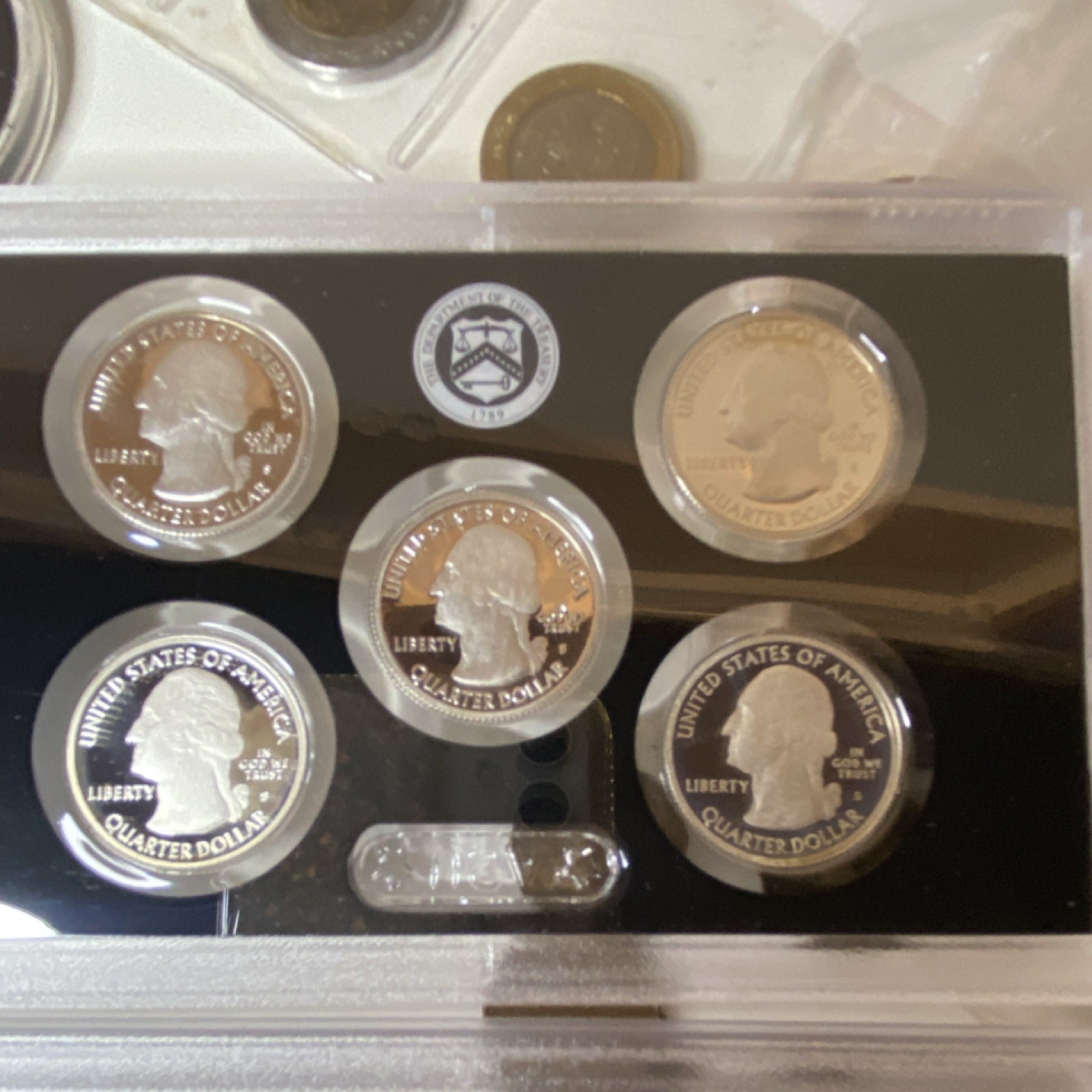 United States Mint 2014 Silver Proof Set Uncirculated Multiple Denominations