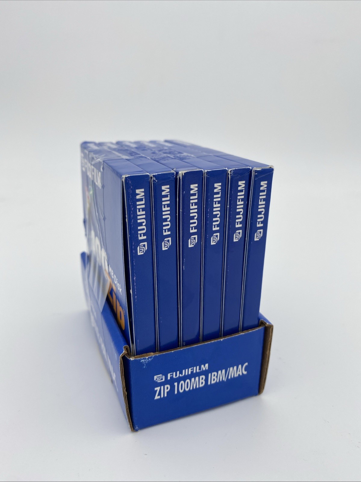 Fujifilm Zip Disks 100 MB PC and MAC Formatable ~New Sealed- Lot of 6 disks