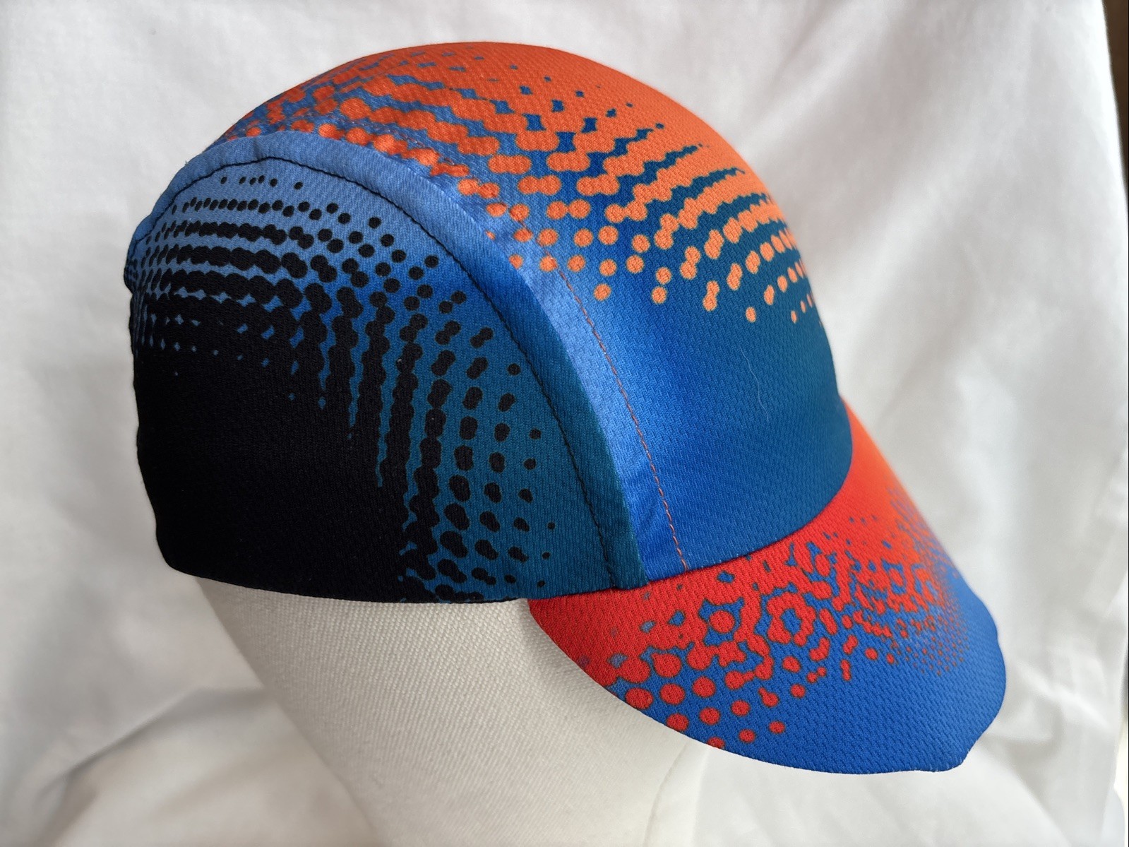 Primal Cycling Hat Cap Adult Red Blue Black Stretchy