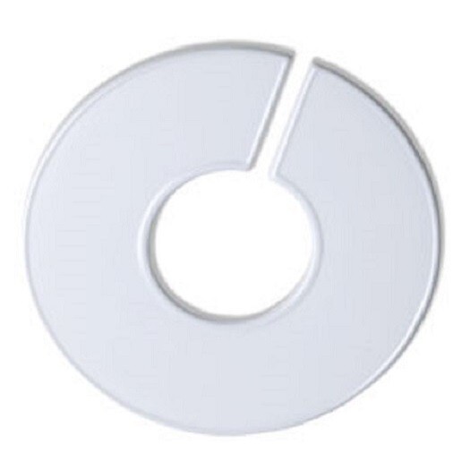 Plastic Blank clothing round ring divider white lot of 50 pieces