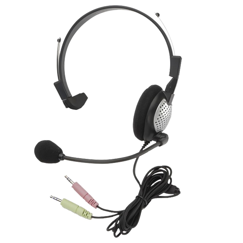 Andrea Communications NC-181VM On Ear Monaural PC Headset - 3.5mm Jack