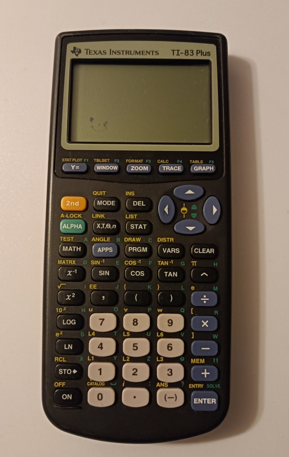 Texas Instruments TI-83 Plus Graphing Calculator For Parts Only No power