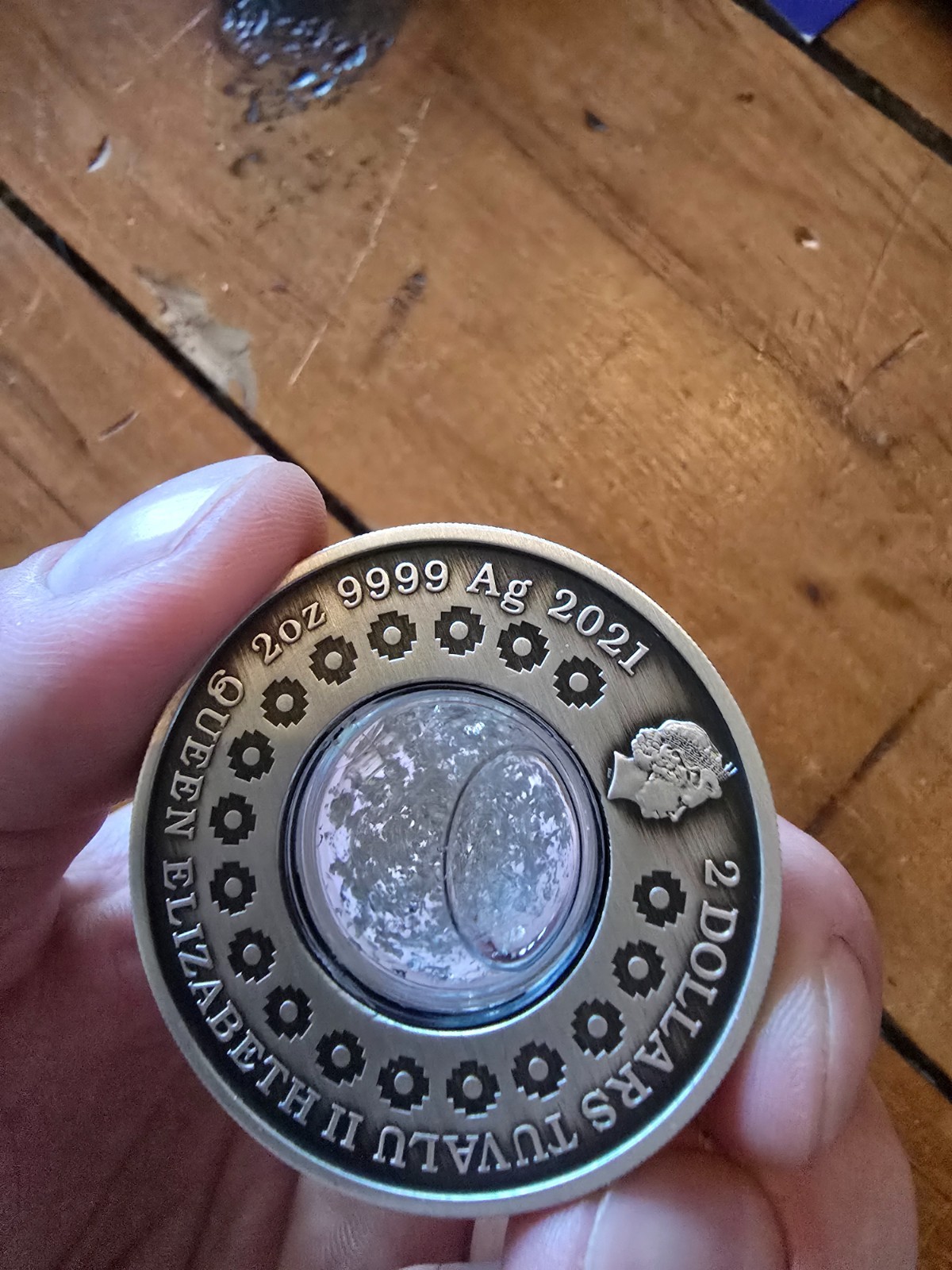 tears from the moon 2 oz silver coin