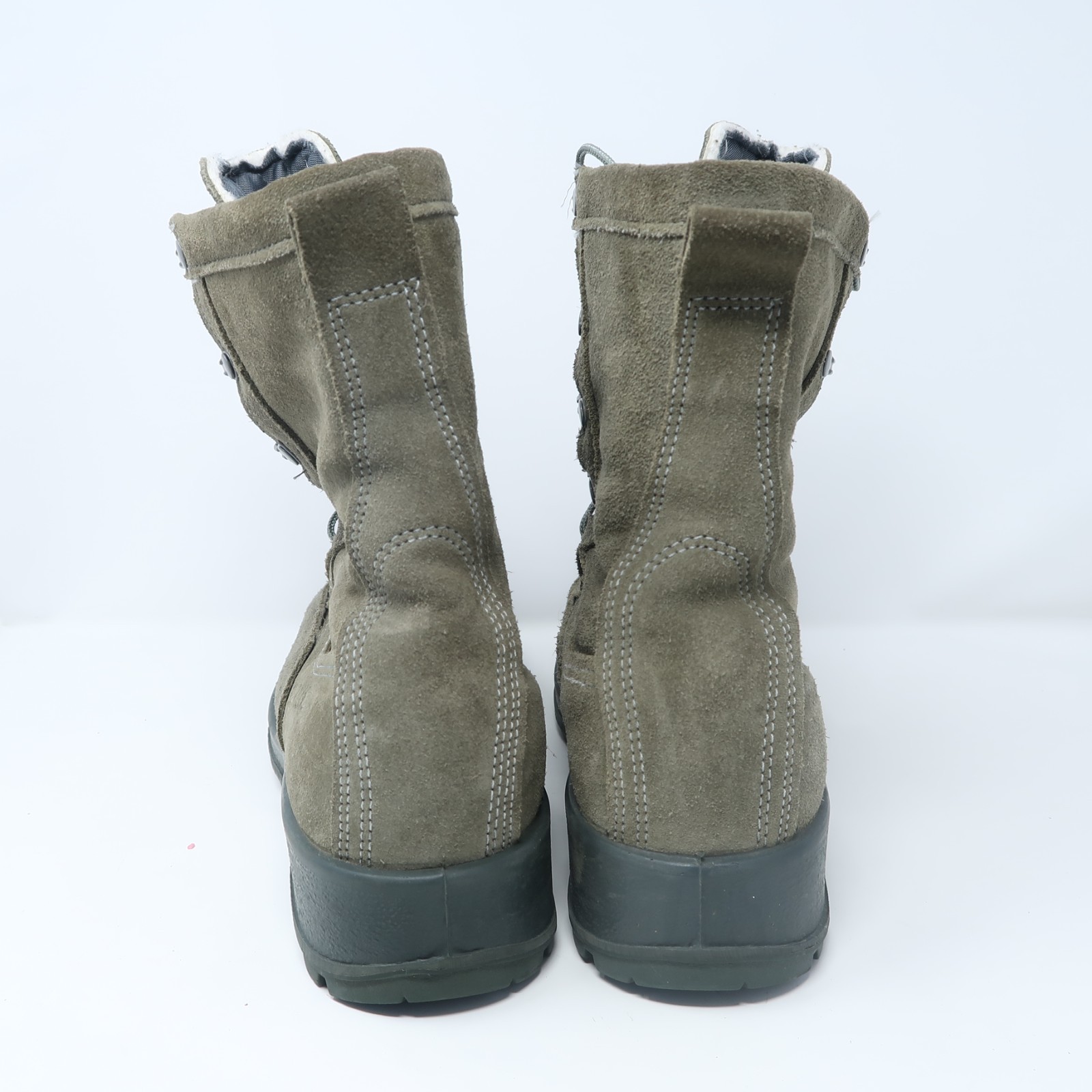 BELLEVILLE Boots 675ST Combat Boots Steel Toe Seude Gore-Tex Green Size 9