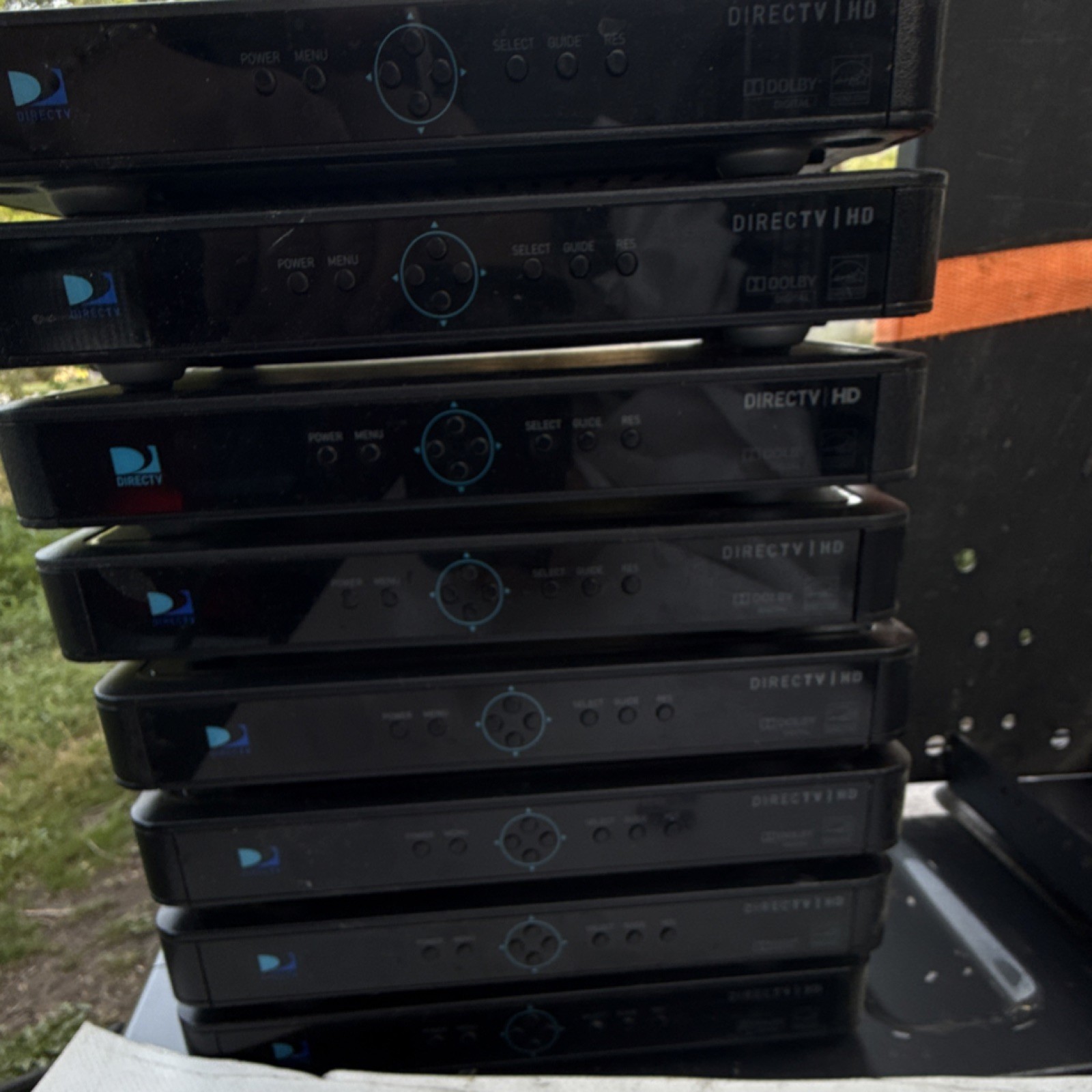 DIRECTV HD Digital Satellite TV Receivers Lot of 8 Dolby Digital HDMI Black