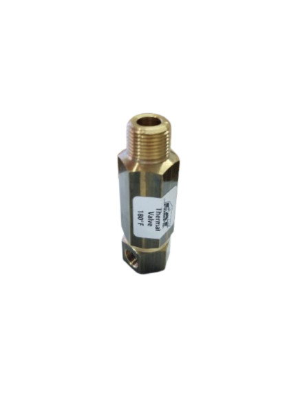 CAT PUMPS 7171 BRASS THERMAL RELIEF VALVE - 180 DEGREES F, 3/8 INCH, 125 PSI, 25