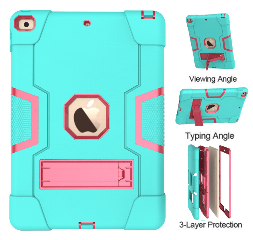 For iPad Mini 1 2 3 4 5 7.9"Gen Kids Hard Heavy Duty Shockproof Case Stand Cover