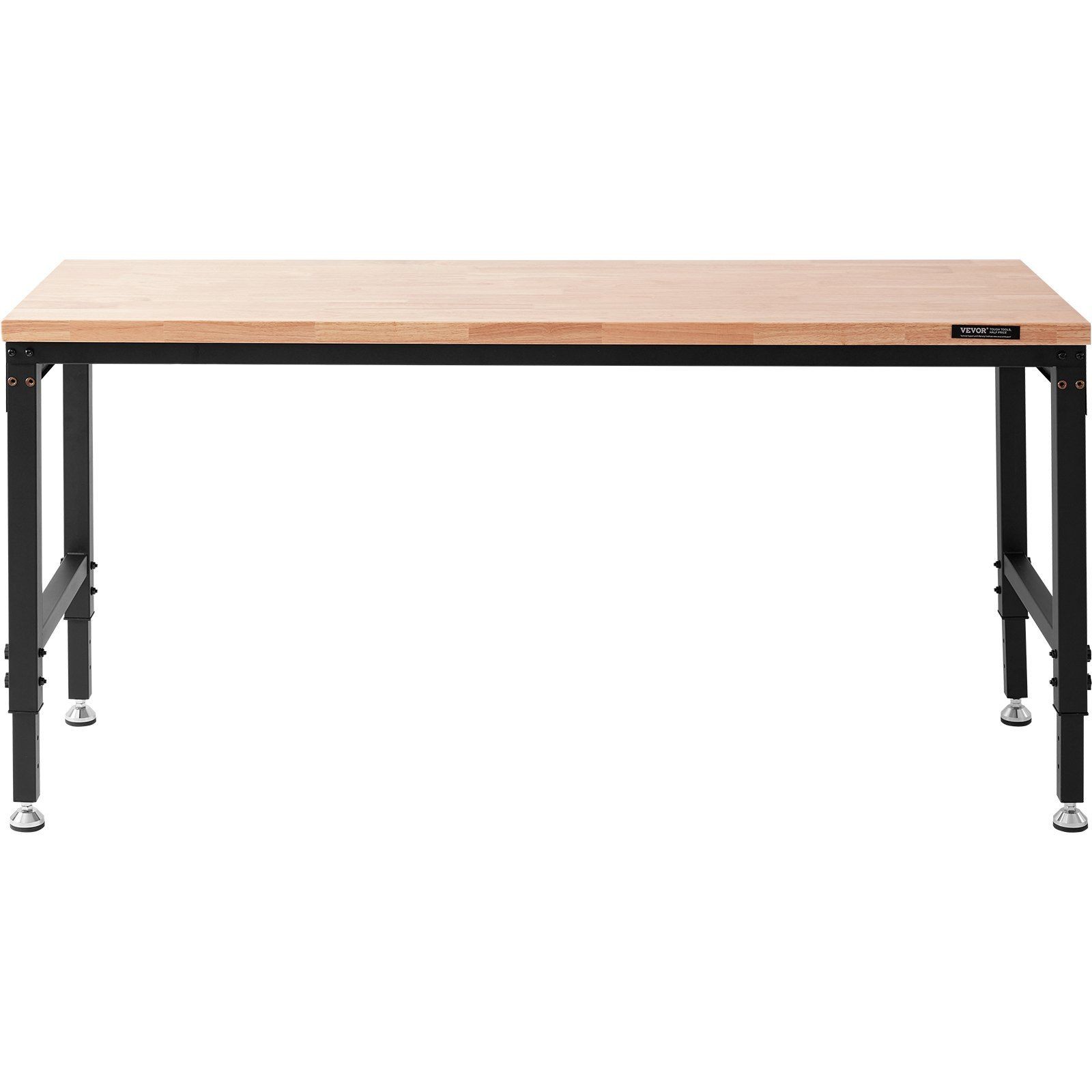 3000lb Capacity 72x25 Adjustable Workbench 28-39.5in Height with Wheels&Storage