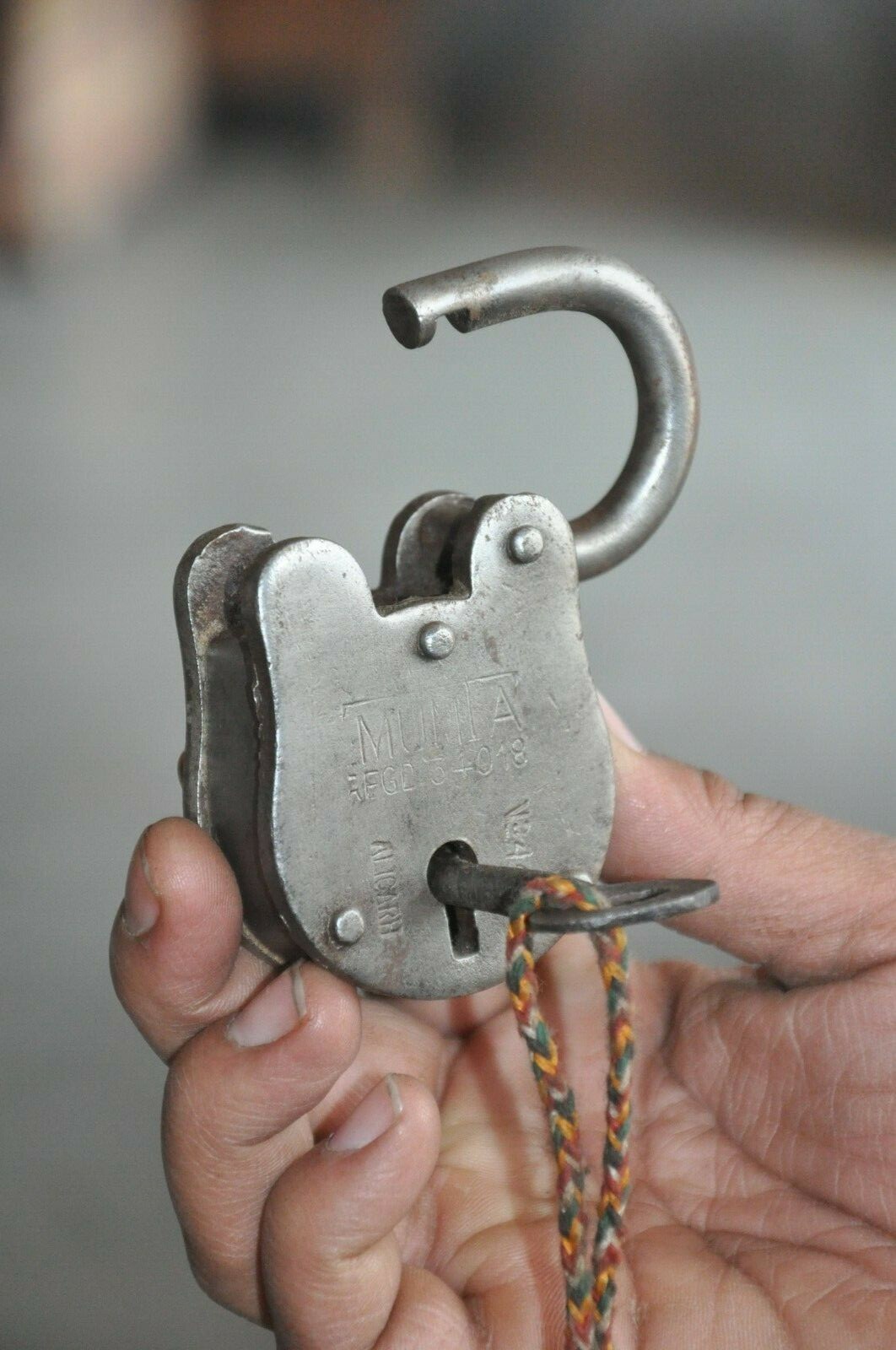 2 Pc Vintage Iron Unique Different Shape Handcrafted Padlocks