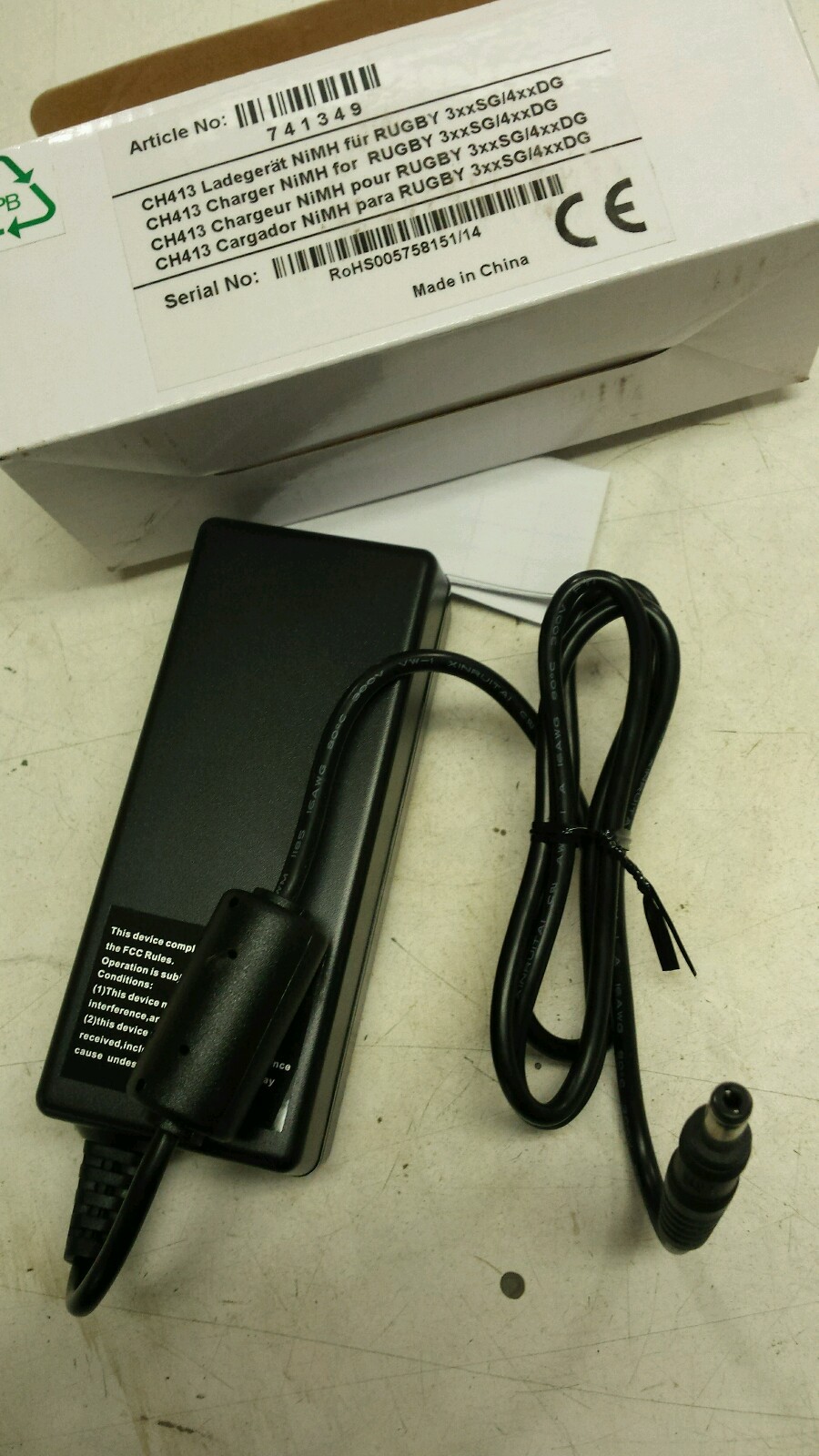 LEICA GEOSYSTEMS RUGBY 300 320 400 410 420 BATTERY CHARGER 741349