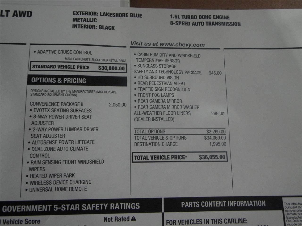 2026 Equinox Upper/Lower Air Shutter