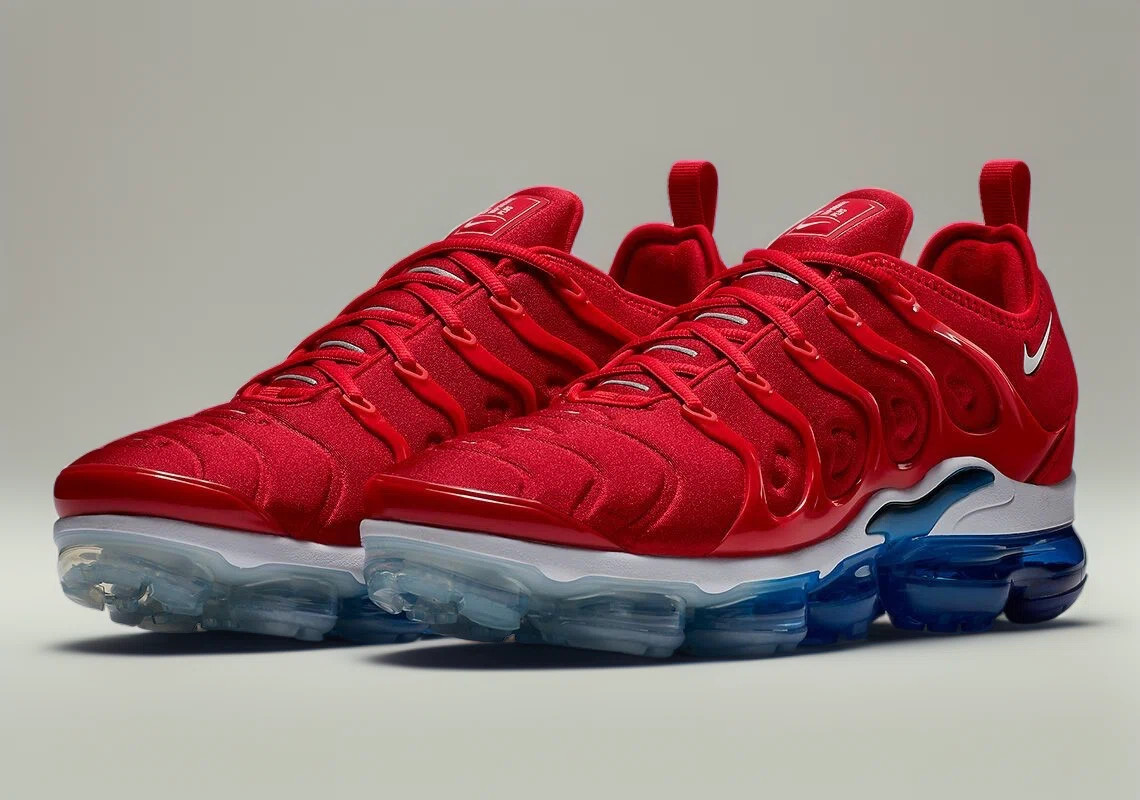 👟Nike Air VaporMax Plus Tn Red Blue Men's