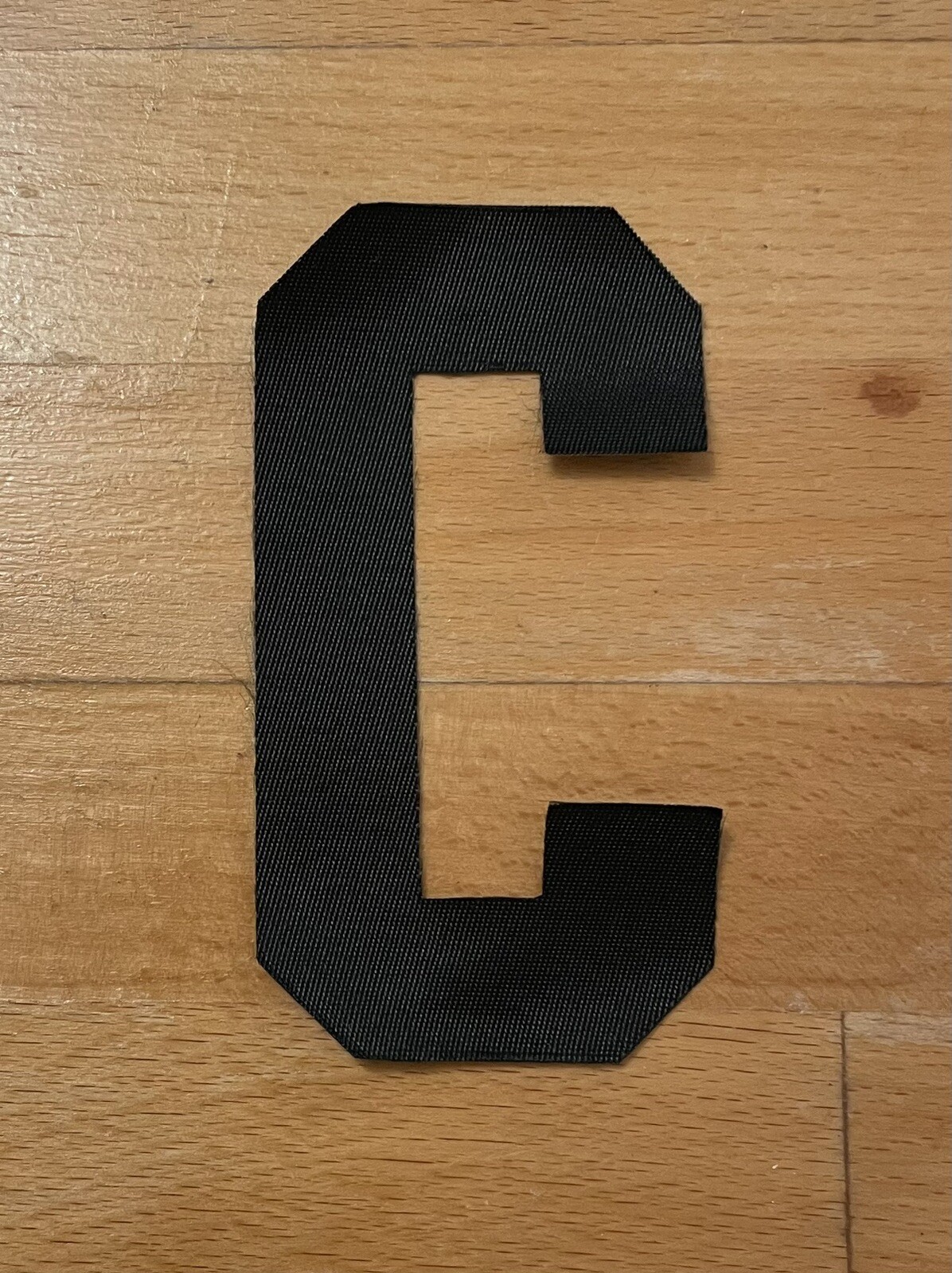 2019 Philadelphia Flyers Stadium Series jersey captain C patch