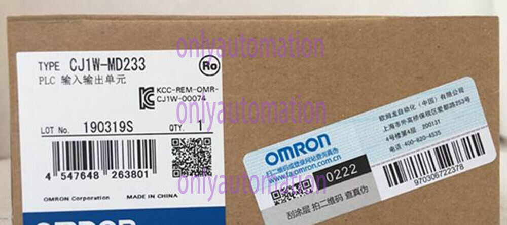 NEW OMRON CJ1W-MD233 PLC FREQUENCY INVERTER MODULE 24DC~