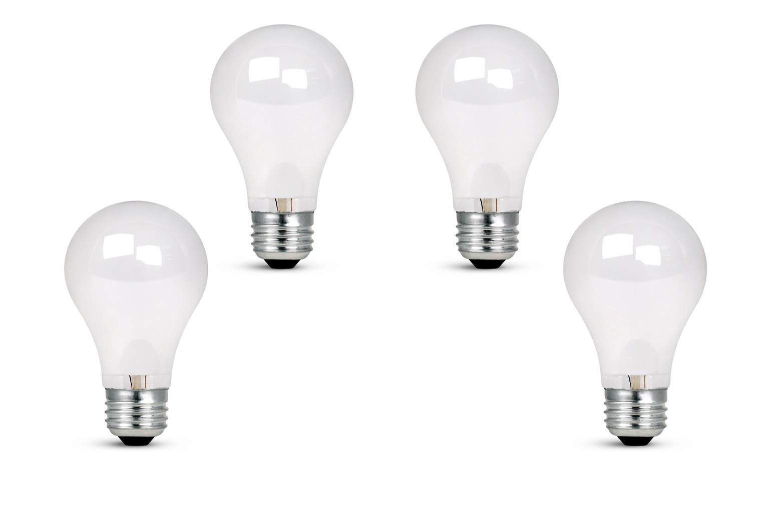 Feit Electric A19 72w Medium Base Frosted 8-pk