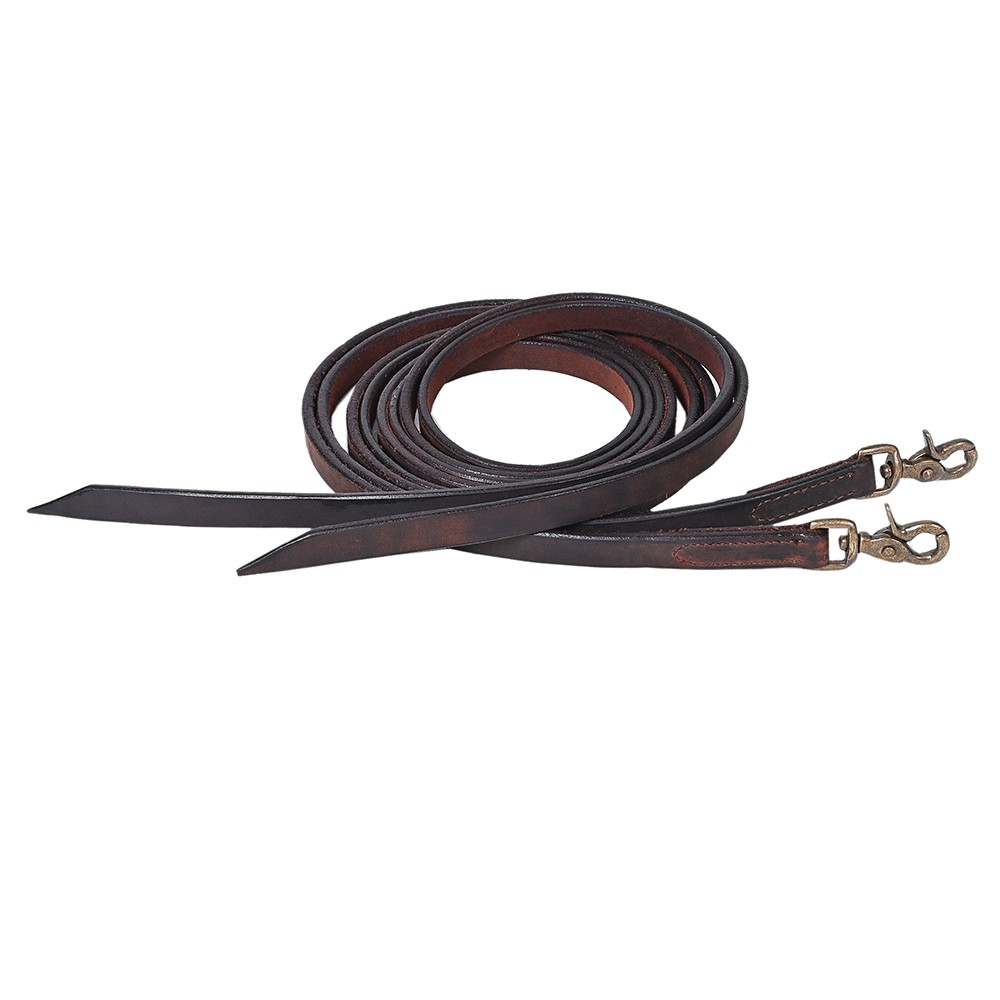 ZI HILASON Western Genuine Leather Horse Split Reins | Riding-Reins |
