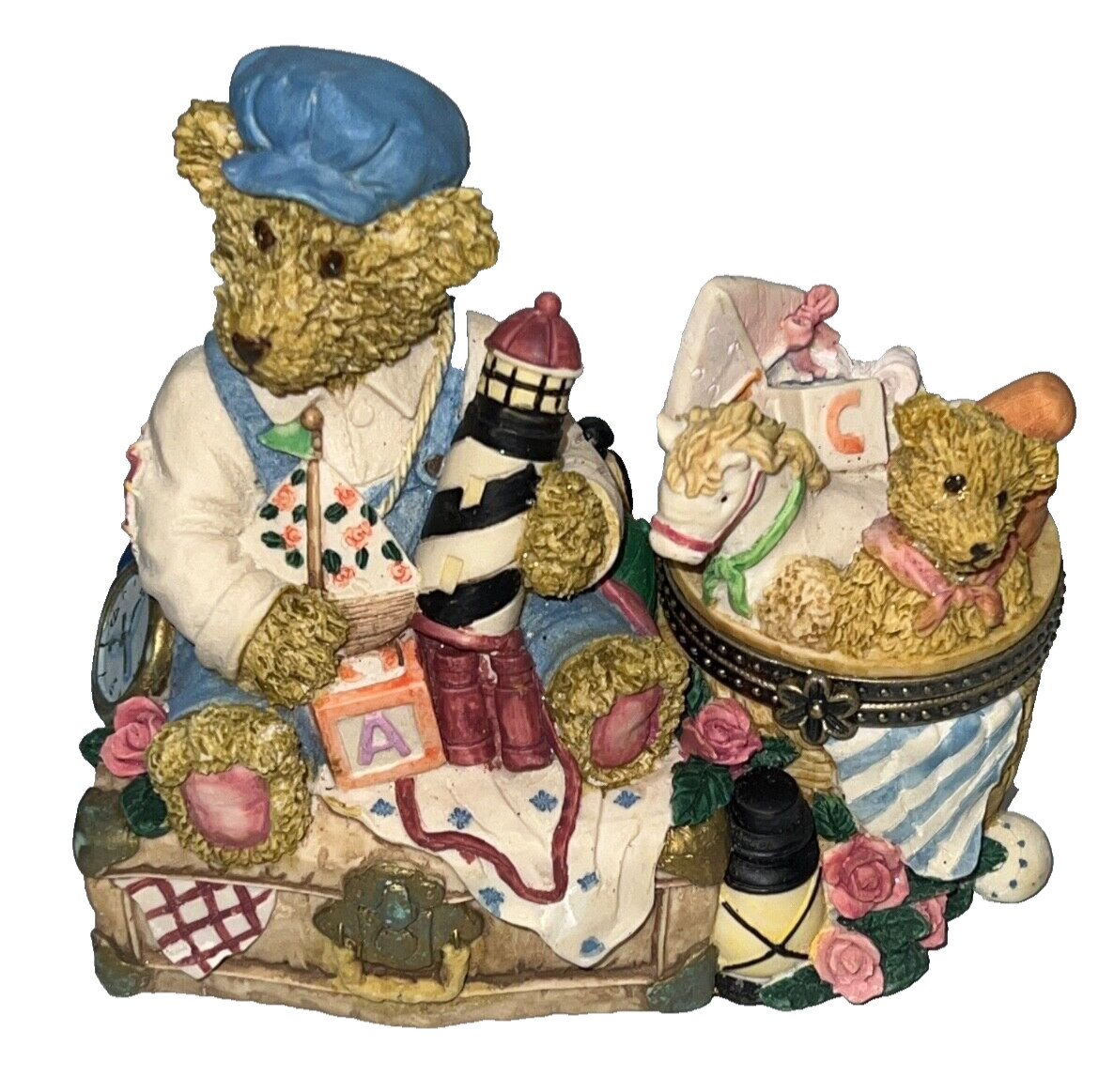 Boyd's Bears Nautical Theme Trinket Box