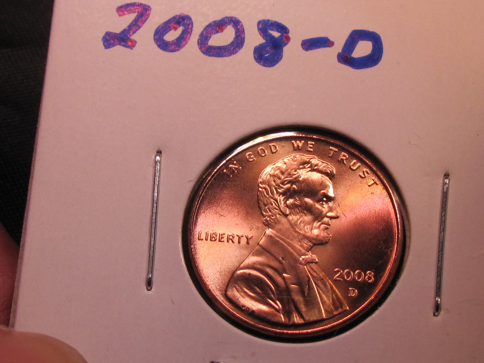 2008 D - Uncirculated Lincoln Memorial Cent