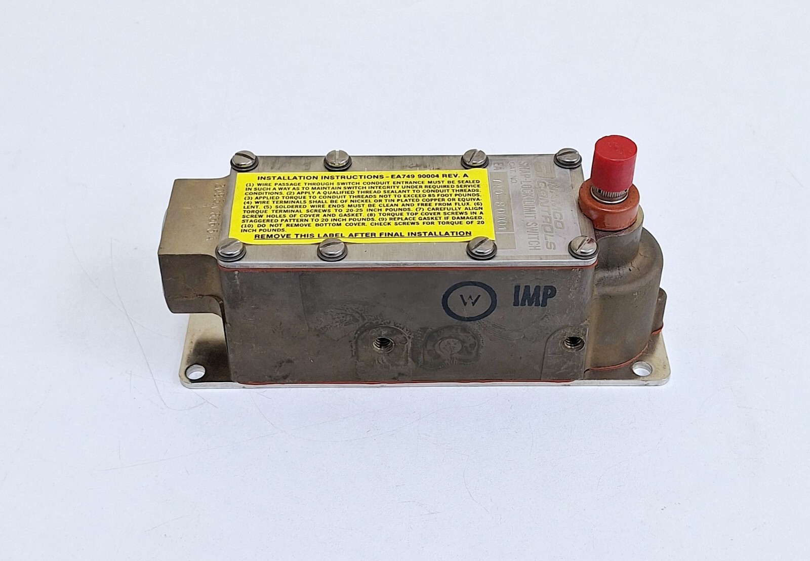 Namco Controls EA-740-80001 Snap-Lock Limit Switch