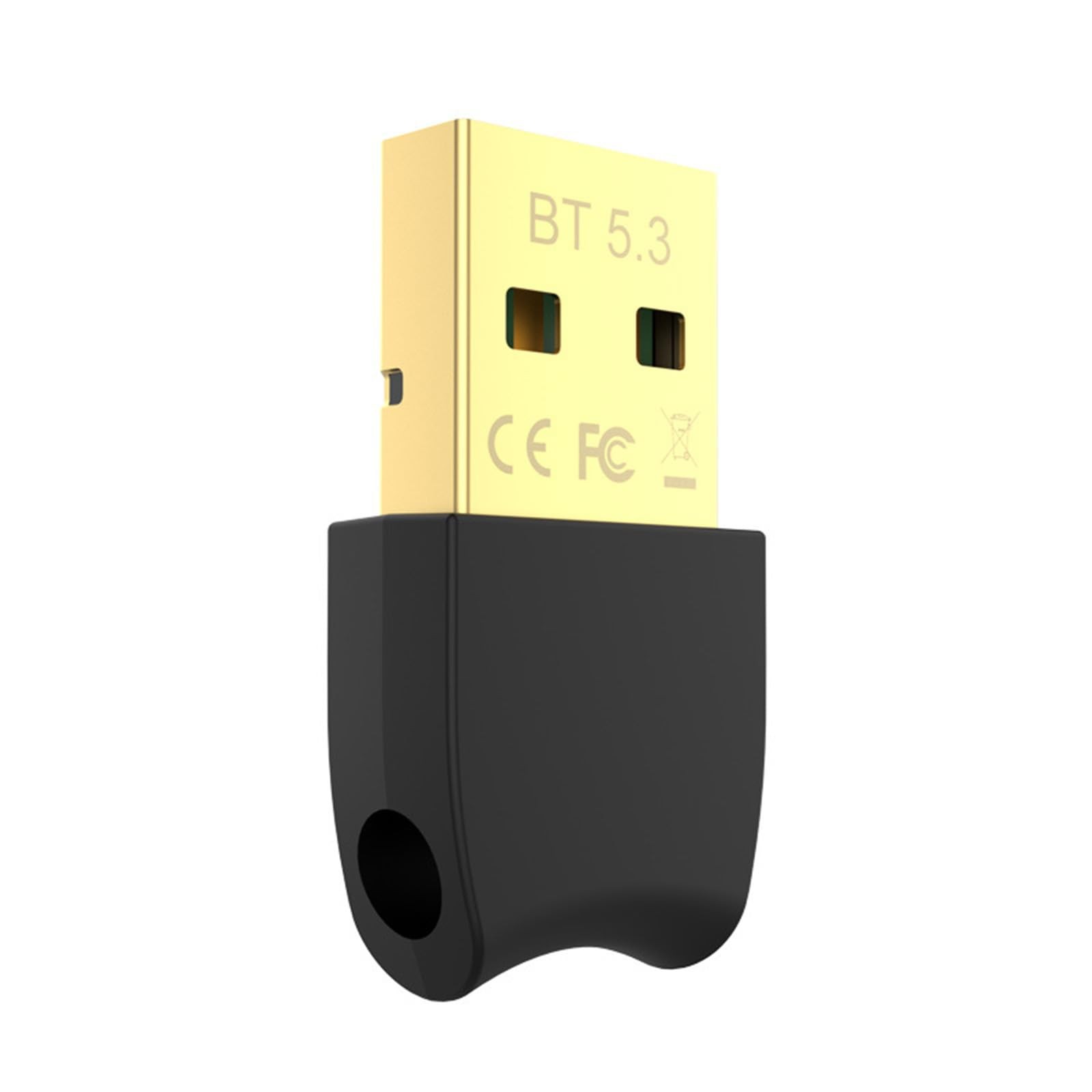 Bluetooth 5.3 USB Adapter for Desktop PC, Plug & Play Mini Dongle BT5.3