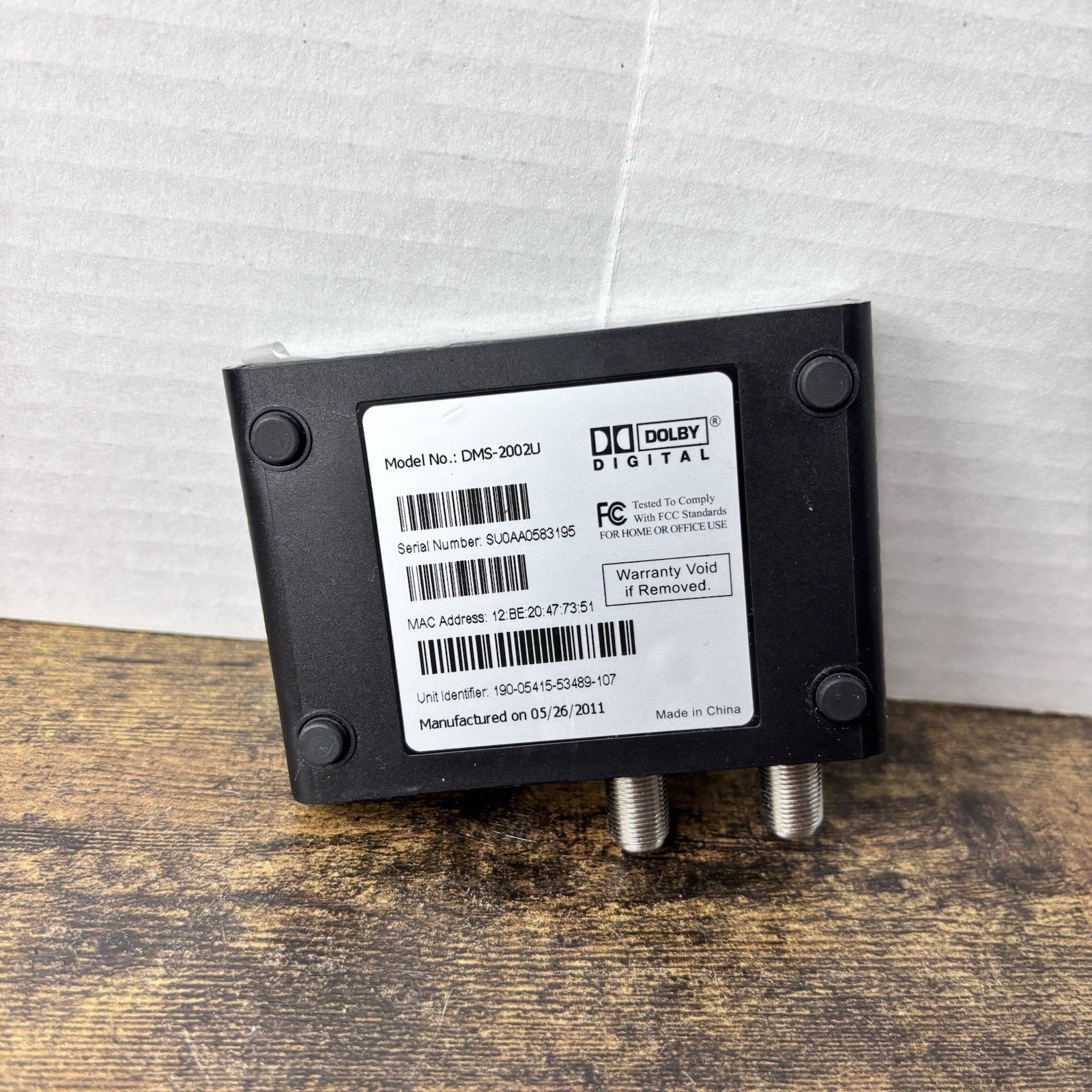 Vintage Dolby Digital DMS-2002U Digital to Analog - No Cord