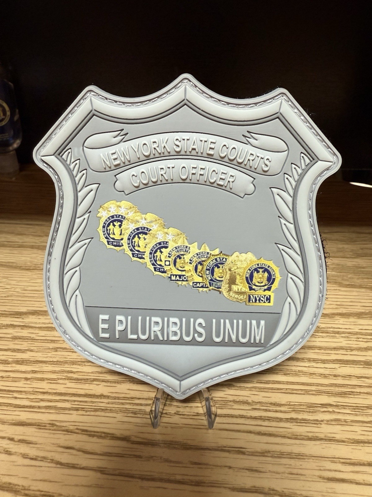 NYS Courts PVC E Pluribus Unum Patch