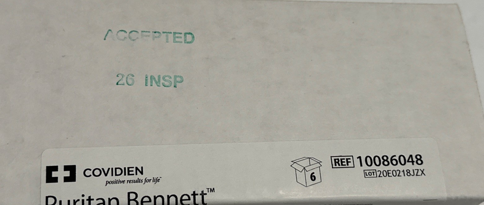 Puritan Bennett 10086048 Exhalation Value Flow Sensor (Box Of 6)