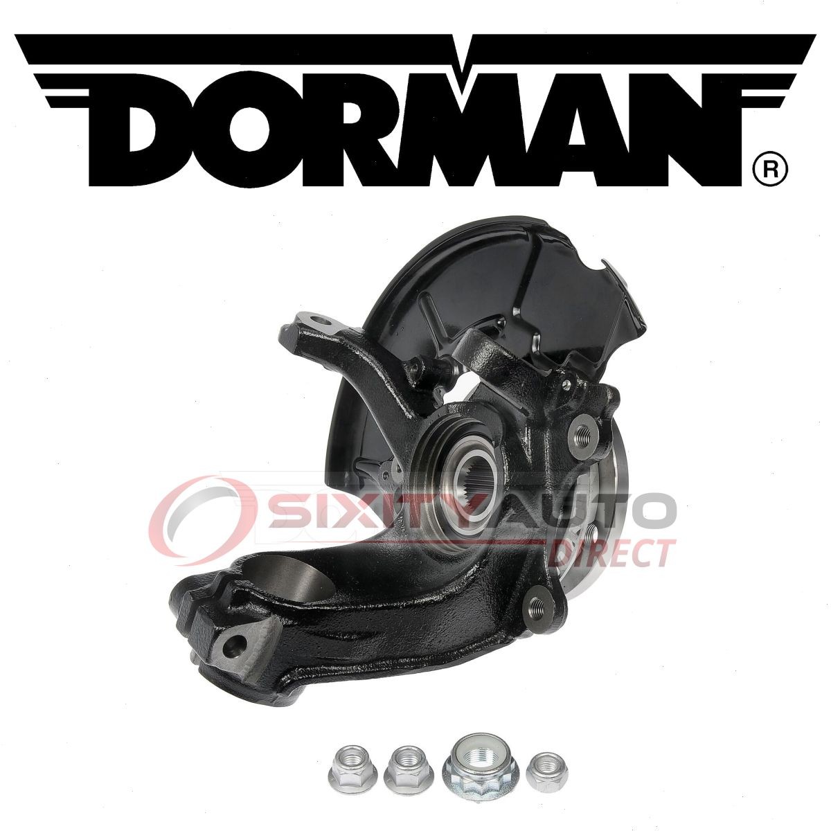 Dorman Front Right Steering Knuckle Kit for 1999-2005 Volkswagen Jetta 1.8L ox