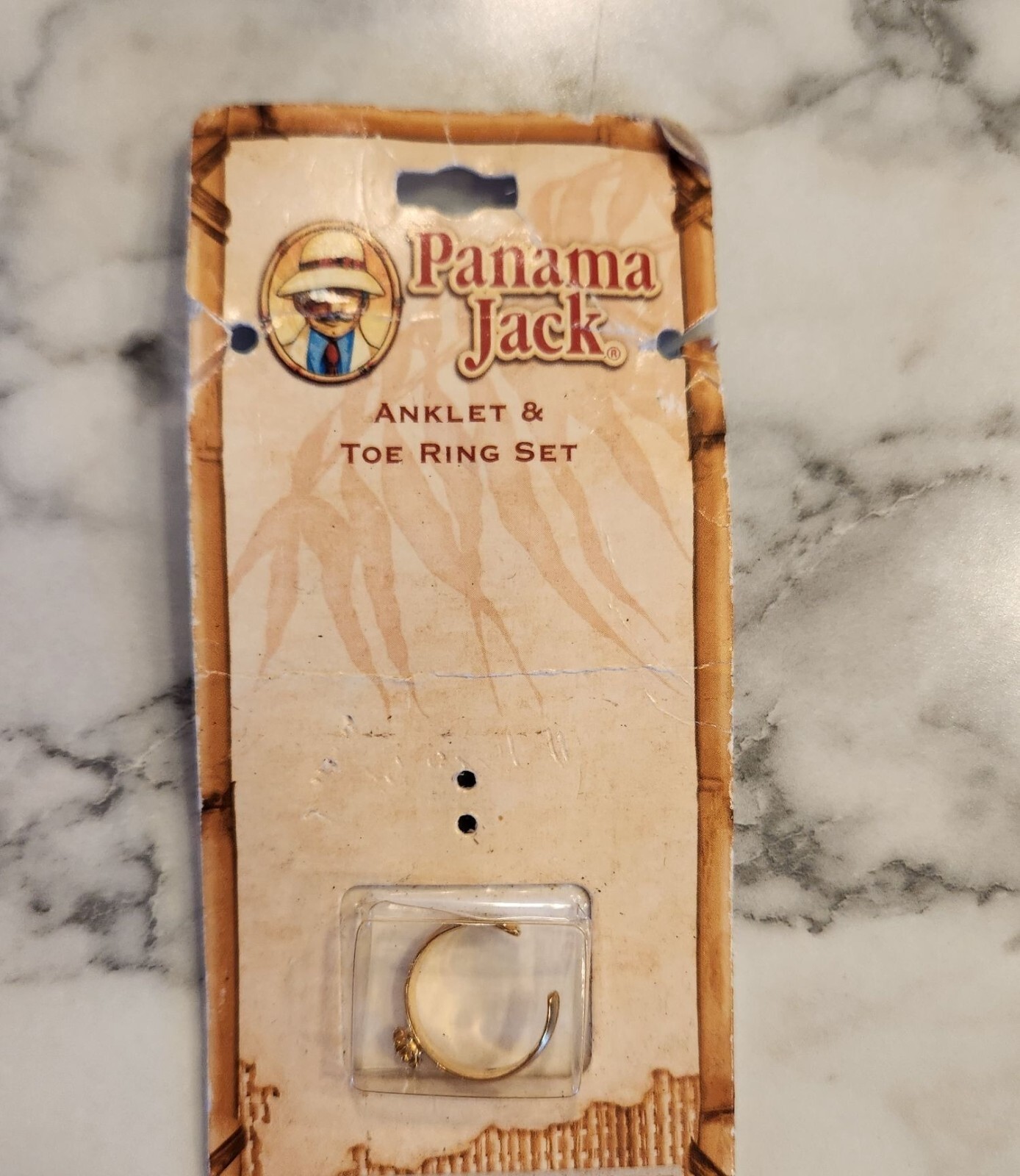 Panama Jack Toe Ring Gold Tone Adjustable