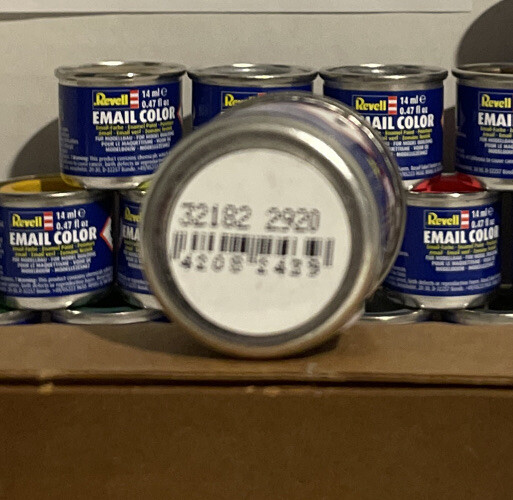 Evell enamel color 32182, Matt Dark Earth RAF.