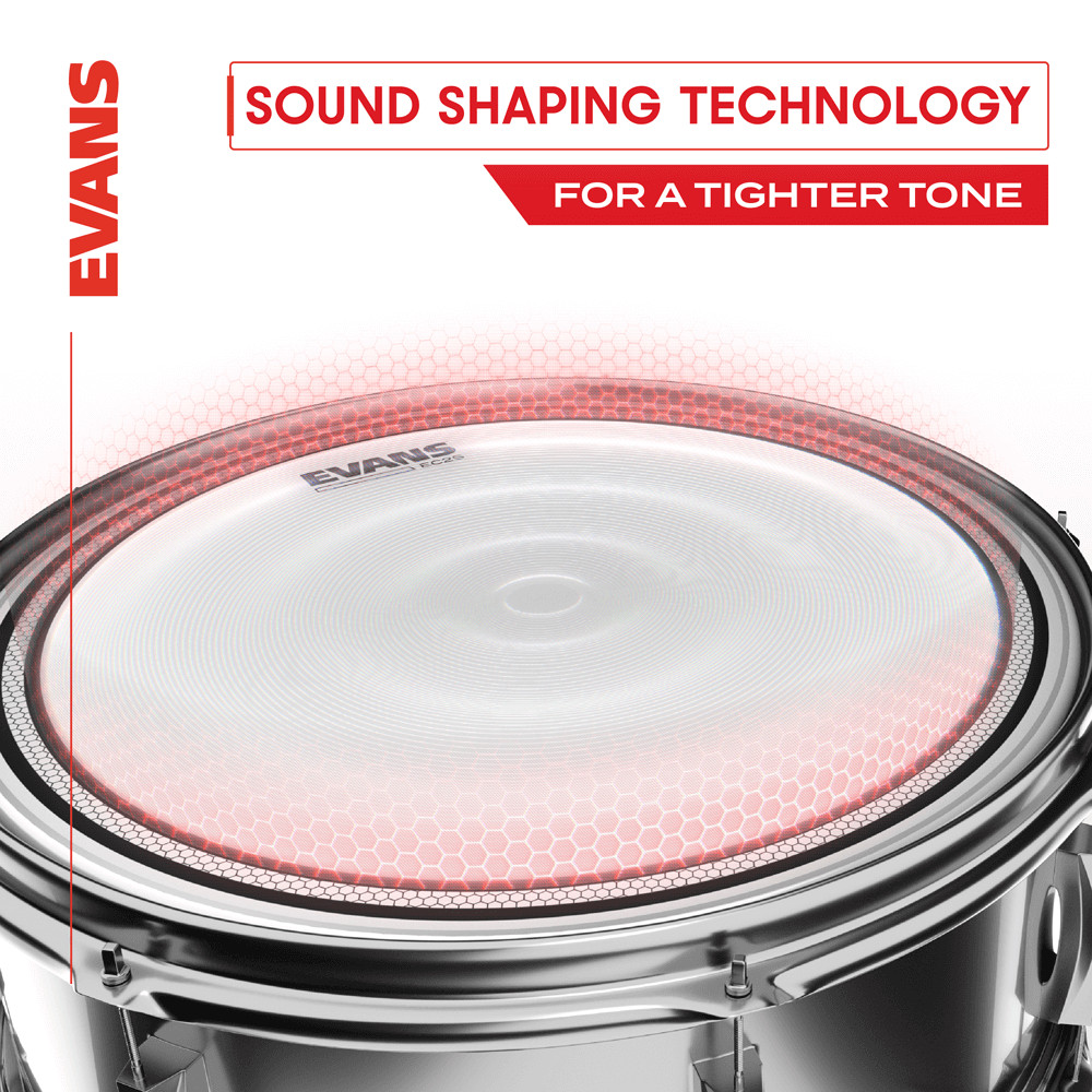 Evans EC2 Clear Drum Head, 12 Inch
