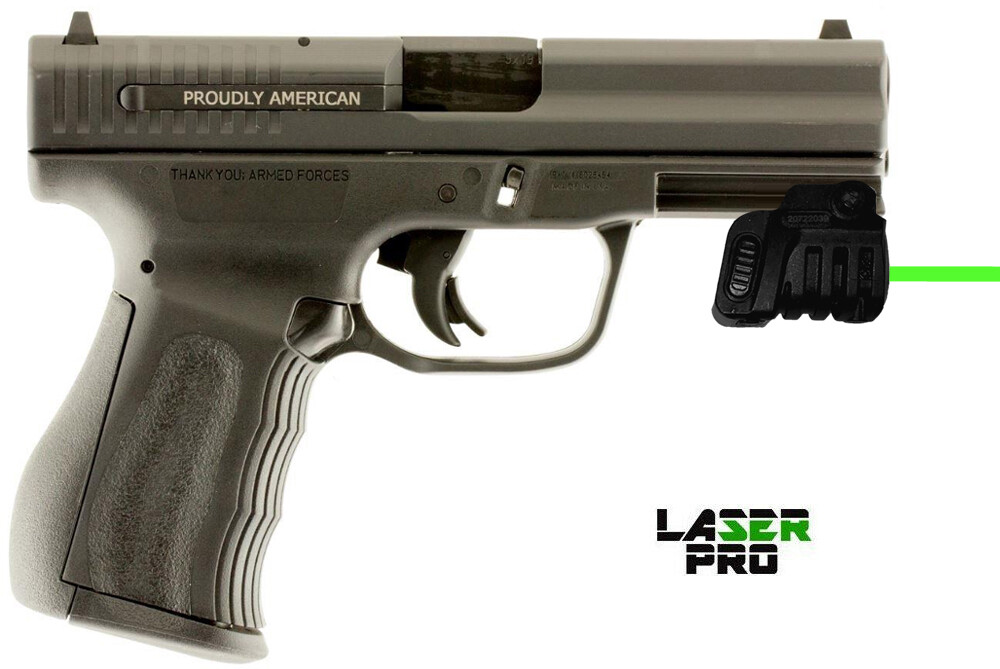 Green Rechargeable Laser Sight for FMK Pistols w/ Rails like FMK 9C1