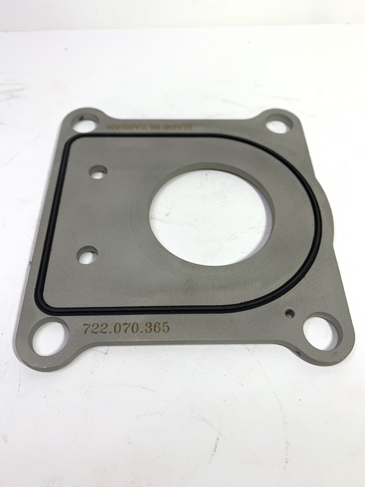 Sandpiper Pump Check Valve Seat Plate 722.070.365 Stainless Steel Neoprene Seals