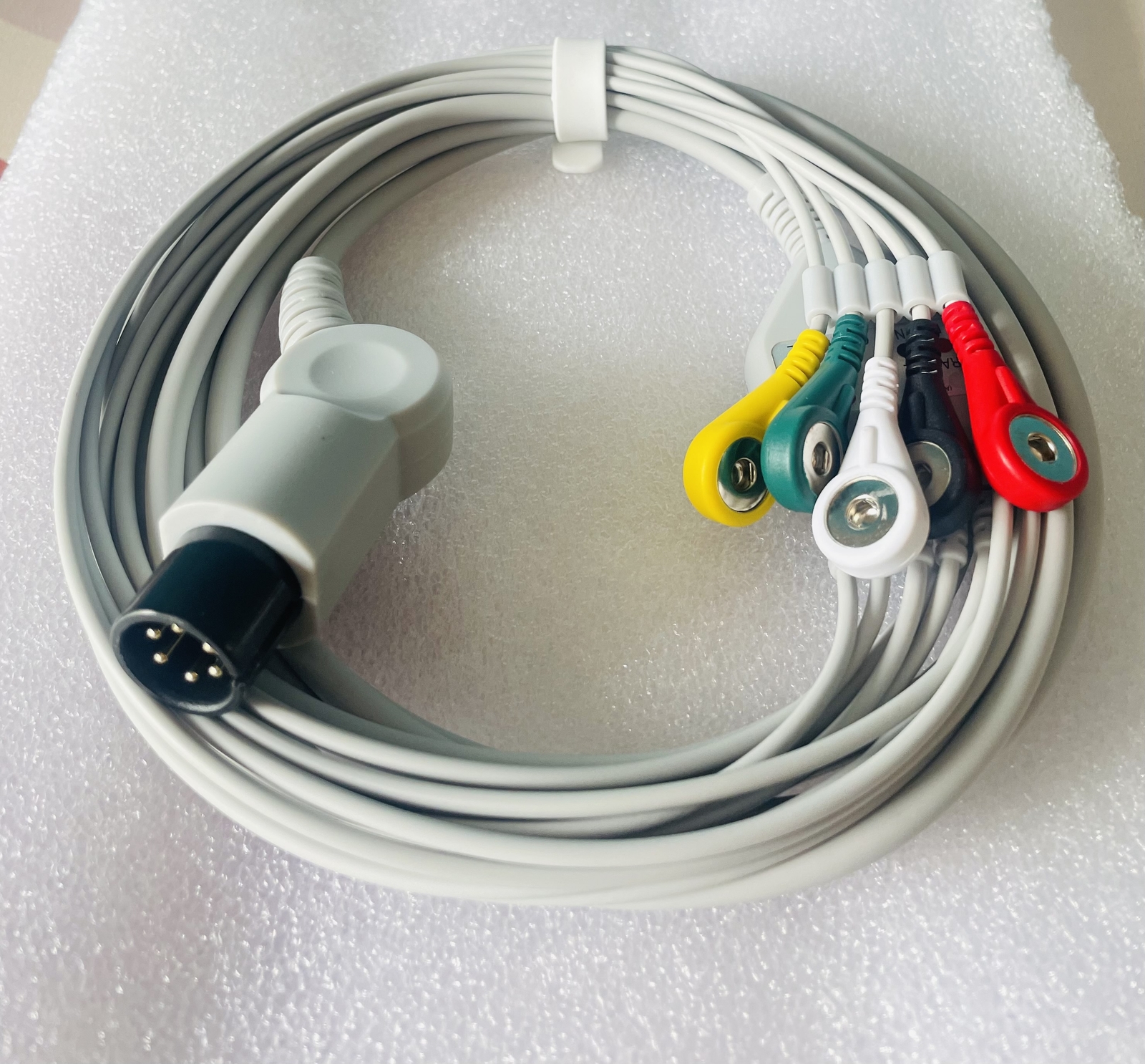6Pin ECG Cable Snap Clip For Yonker YK8000A 8000B YK8000C YK-8000D 8000F 8000E