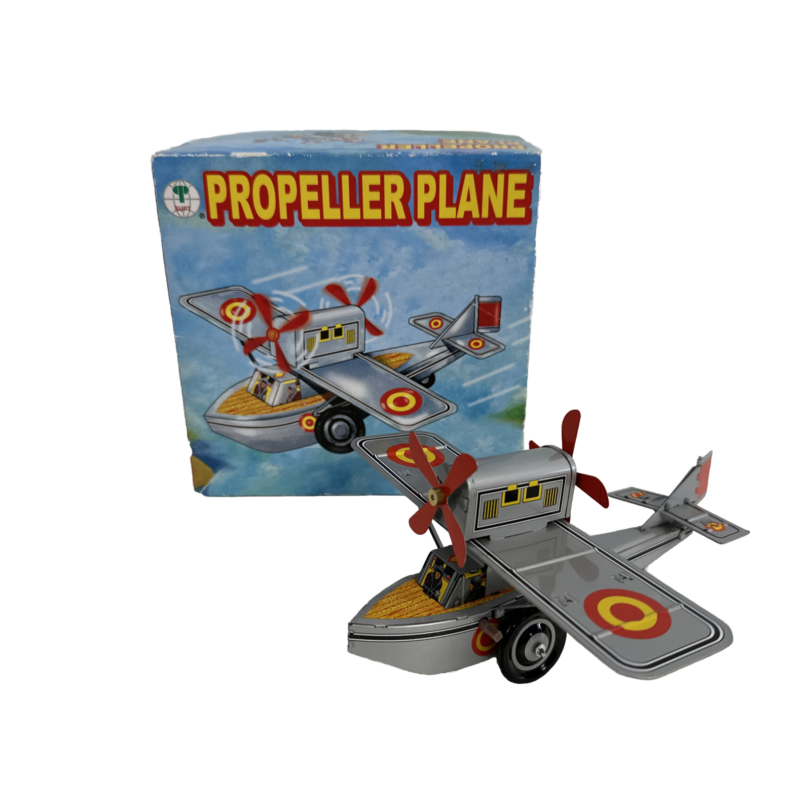 Supt Propeller Plane (We could not get this to work) Small Tin plane