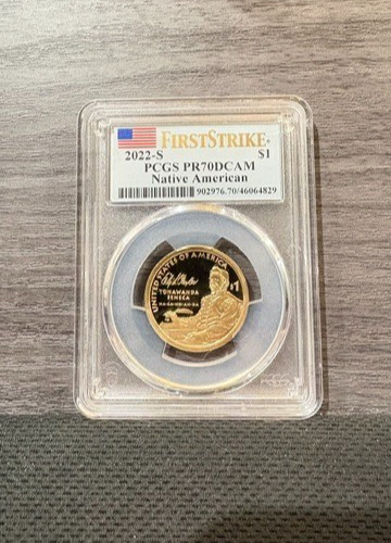 2022-S Native American Dollar PR70 DCAM First Strike PCGS Graded!