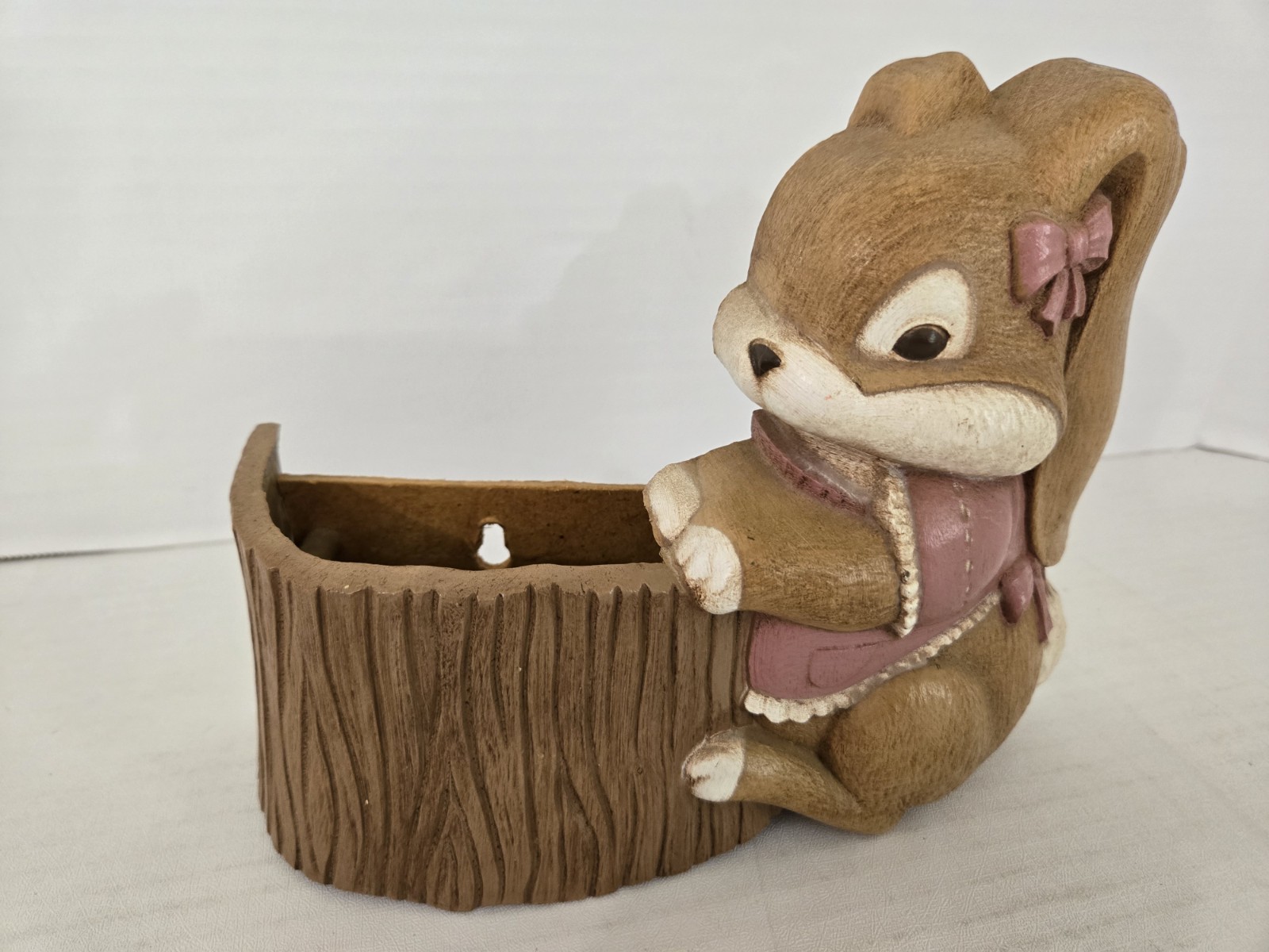 Burwood Bunny Rabbit Wall Hanging Planter Made in USA FREE SHIPPING