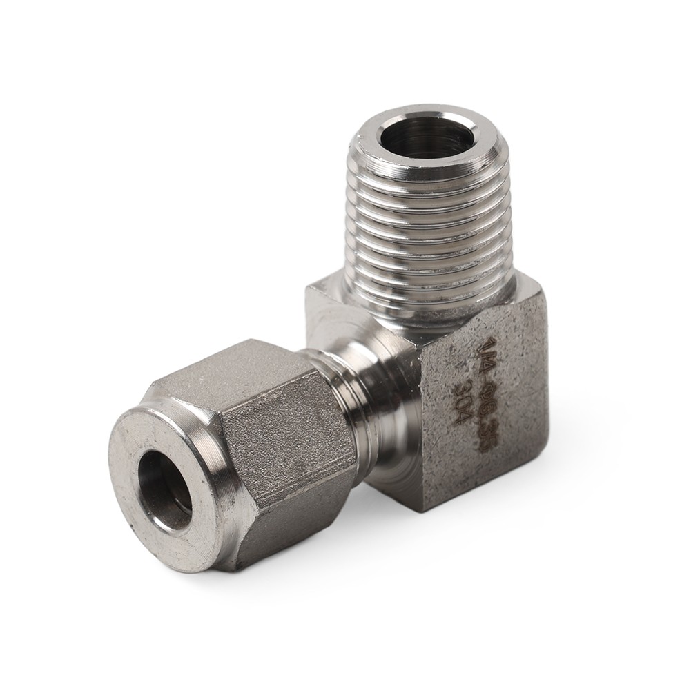 Kompressionsrohrverschraubung 1/4 PT x 1/4" OD Kupplungsadapter 304 Edelstahl