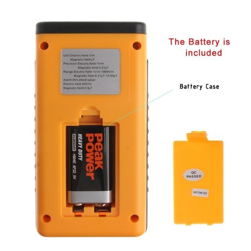 LCD Electromagnetic Radiation Detector Tester Radiation Meter Dosimeter Counter