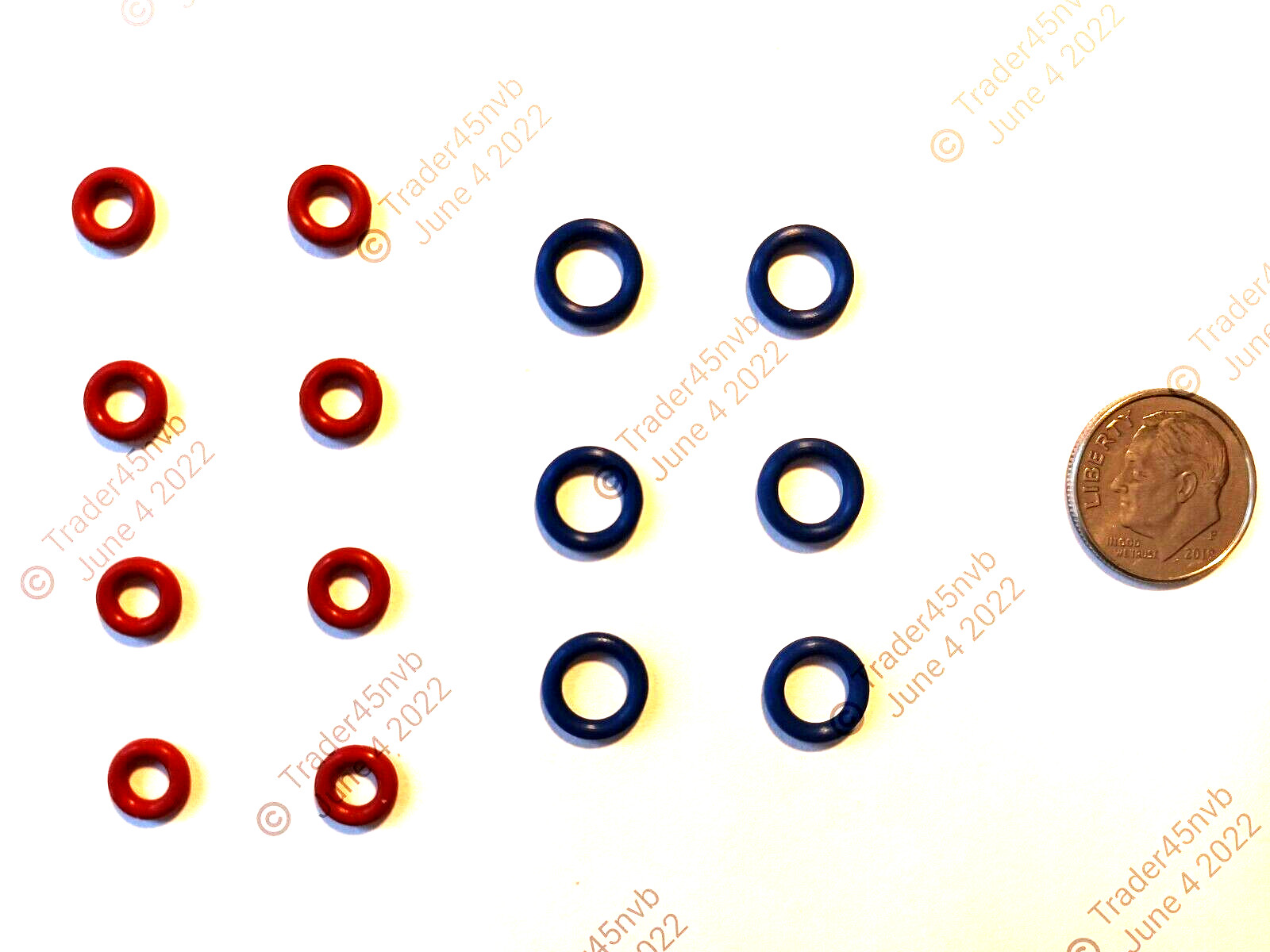O-Rings for Breville BES980 BES990   Probes Blue Fluorosilicone, Hoses Silicone