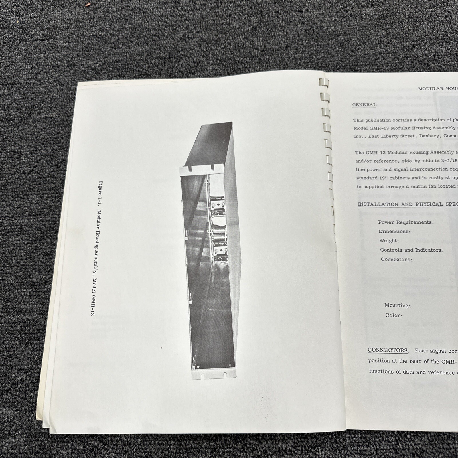Data-Control System Model GMH-13 Modular Housing Assembly Instruction Manual
