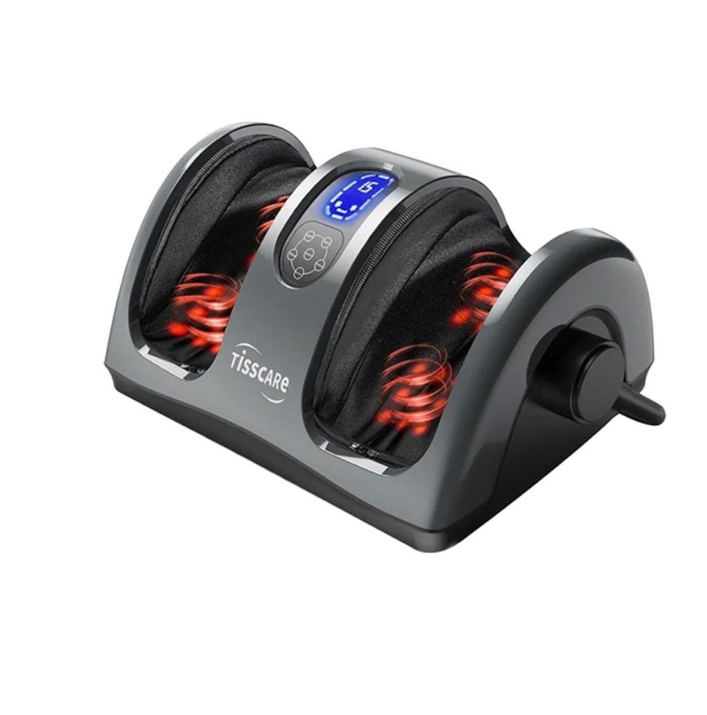 Electric Foot Massager Shiatsu w/ Heat & Remote  (TISSCARE)