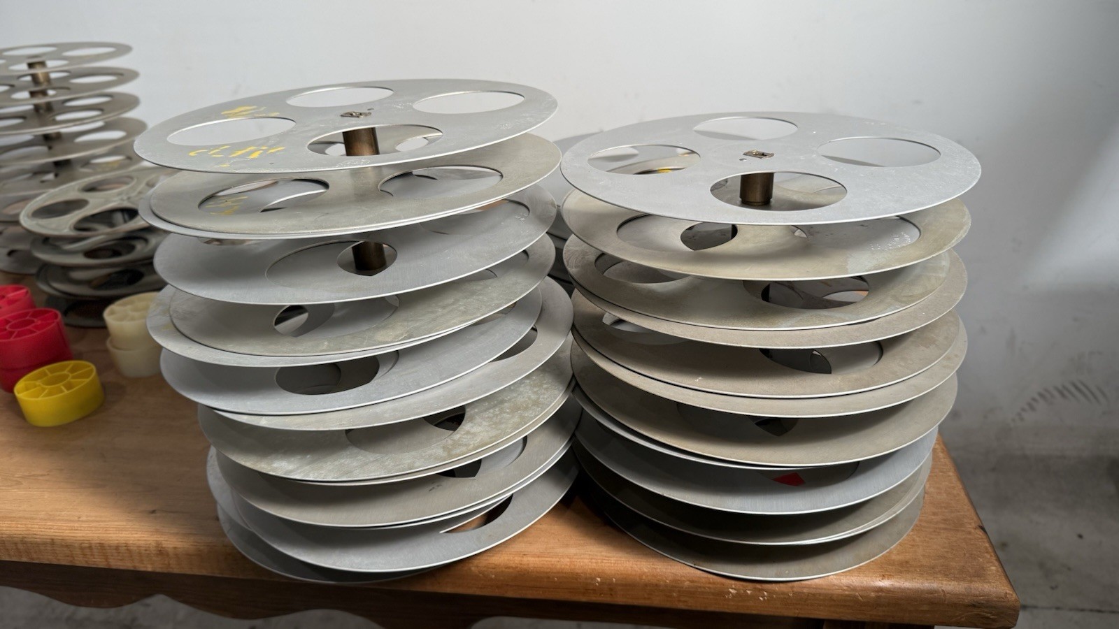 Goldberg Co 35mm Split Film Reel 1200ft for editing Movieola