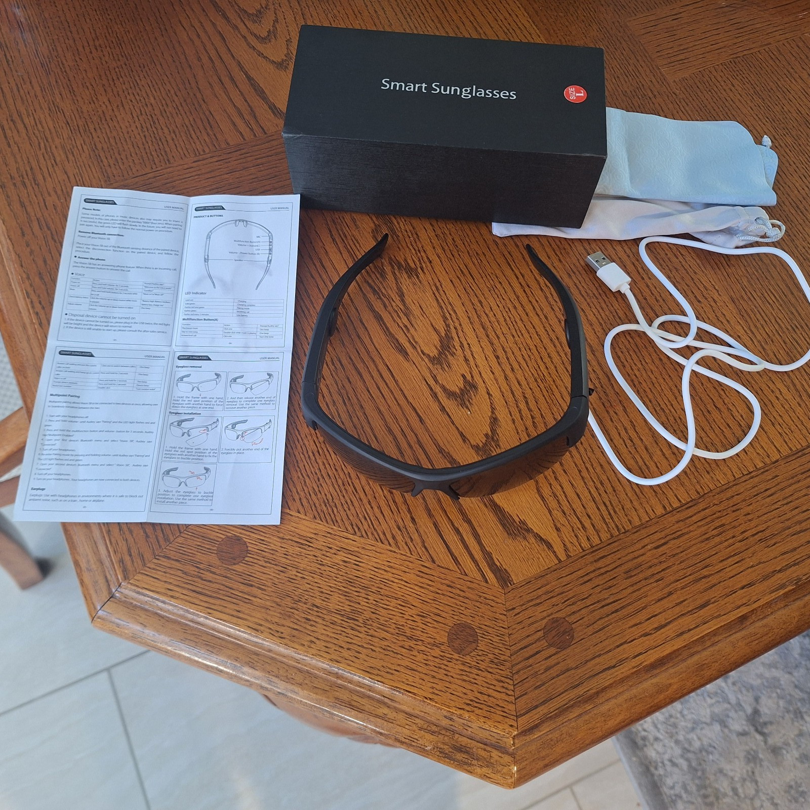 Smart Sunglasses Model Vision 5B
