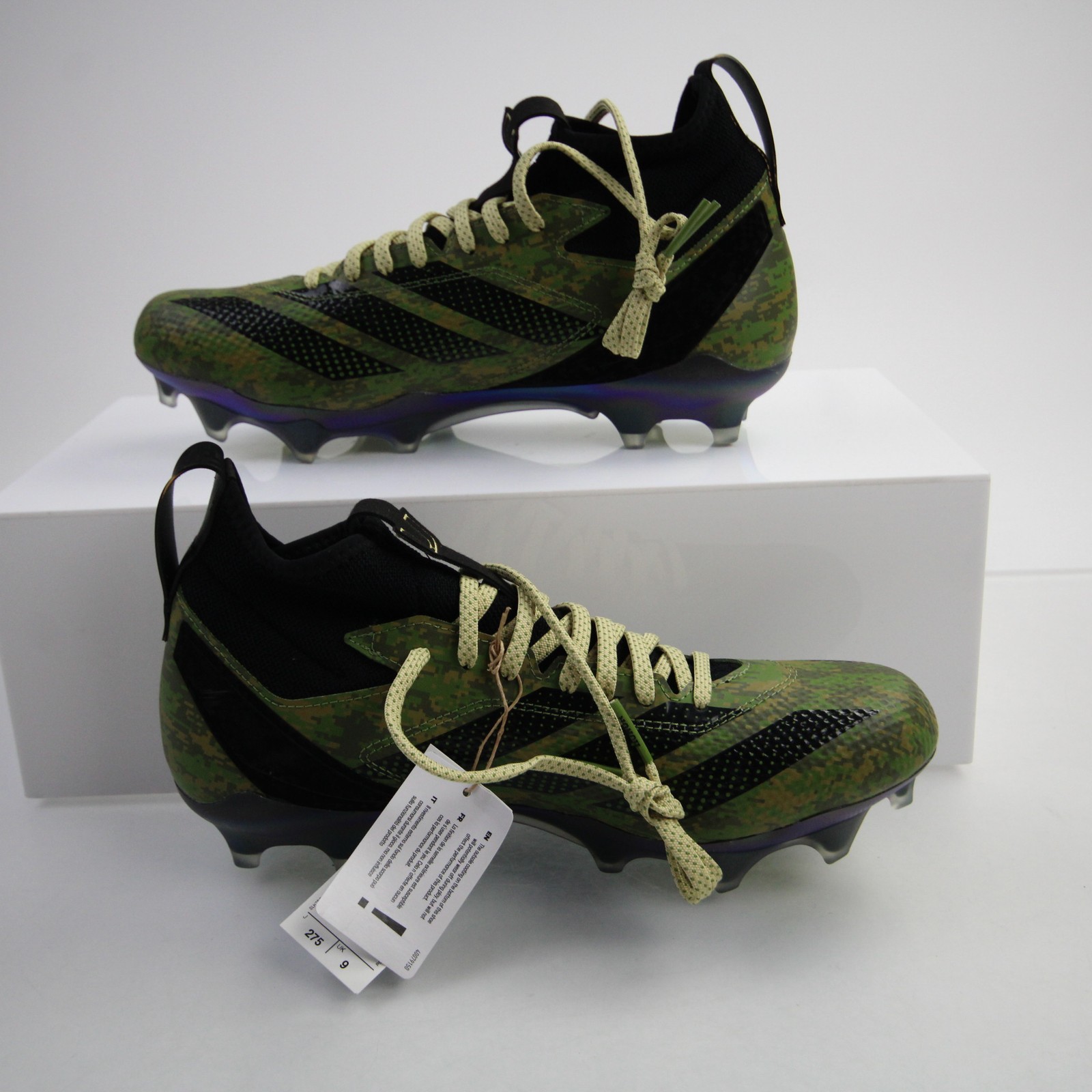 Miami Hurricanes adidas adizero Football Cleat Men's Multiple Sizes